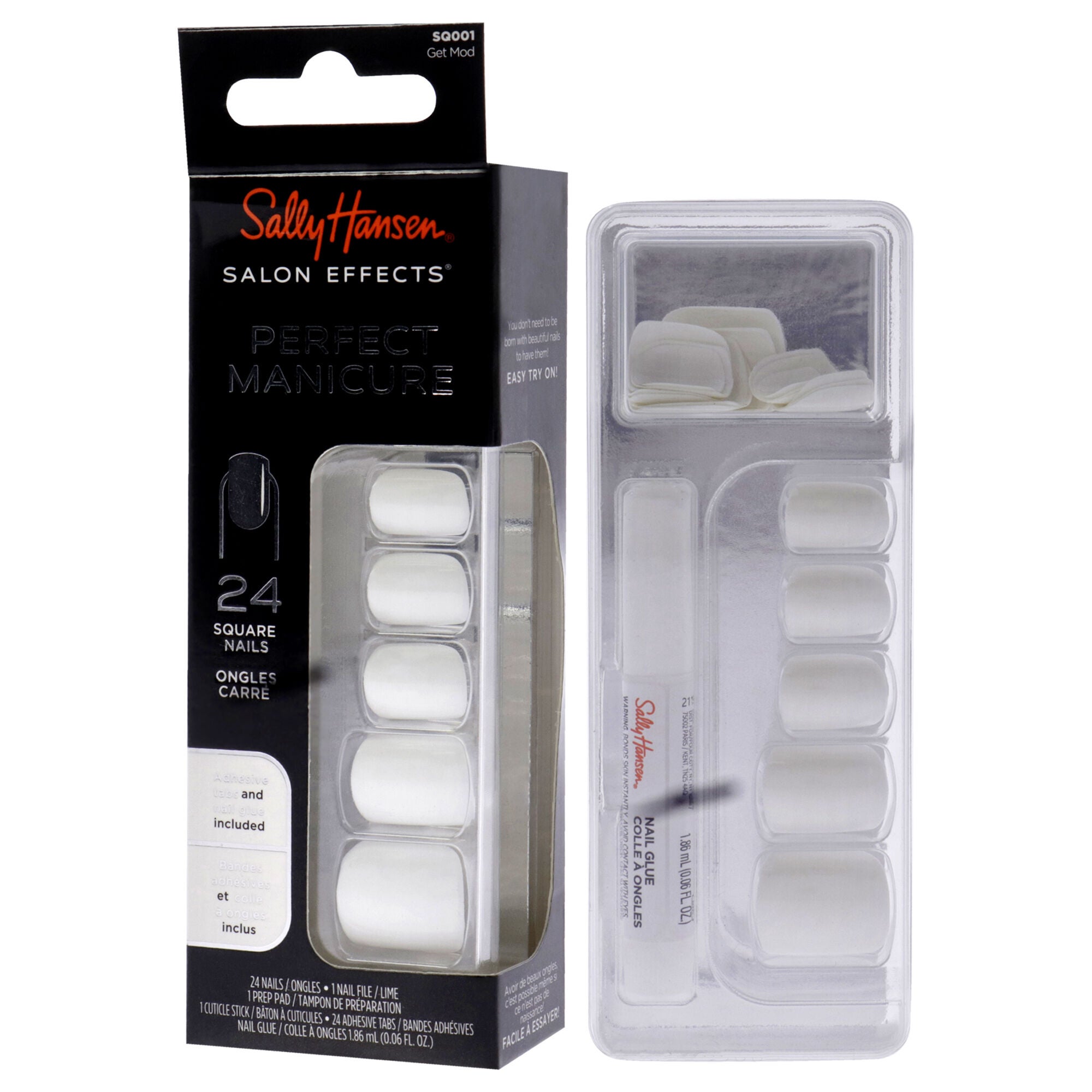 Perfect Manicure - Get Mod by Sally Hansen for Women - 26 Pc 24 Nail, Nail File, Pre Pad, , alternate image number 7