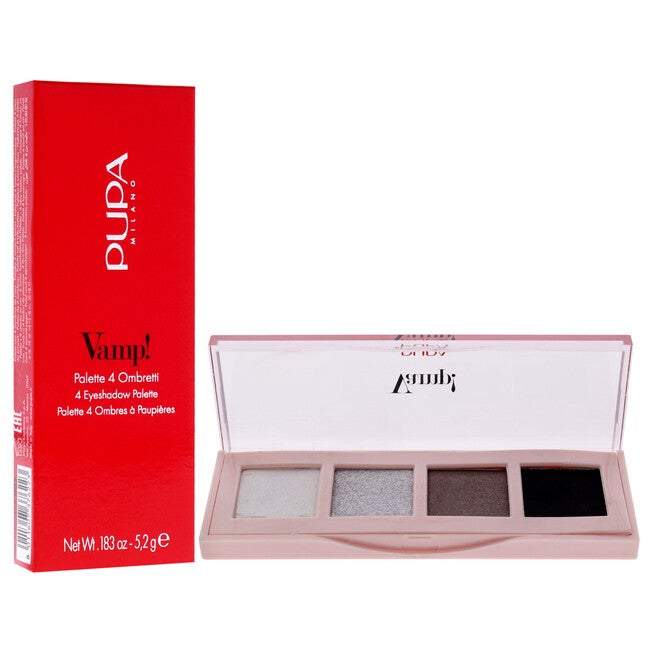 Vamp! 4 Eyeshadow Palette - 005 Intense Smoky by Pupa Milano for Women - 0.183 oz Eye Shadow, NA, alternate image number null