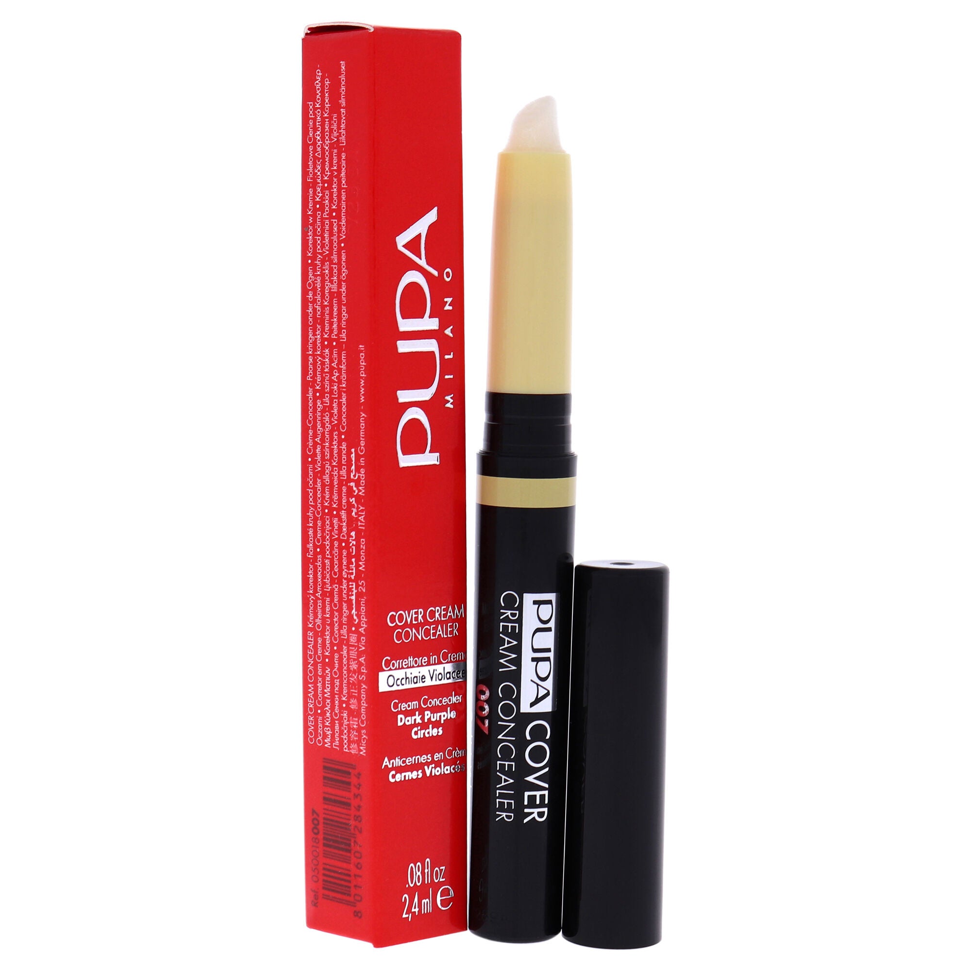 Cover Cream Concealer - 007 Yellow by Pupa Milano for Women - 0.08 oz Concealer, , alternate image number 6