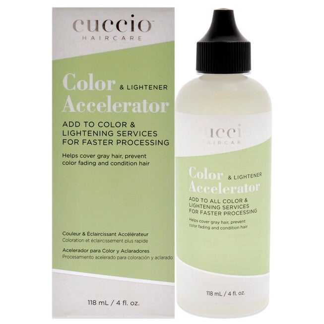 Color and Lightener Accelerator by Cuccio Haircare for Unisex - 4 oz Lightener, NA, hi-res image number null