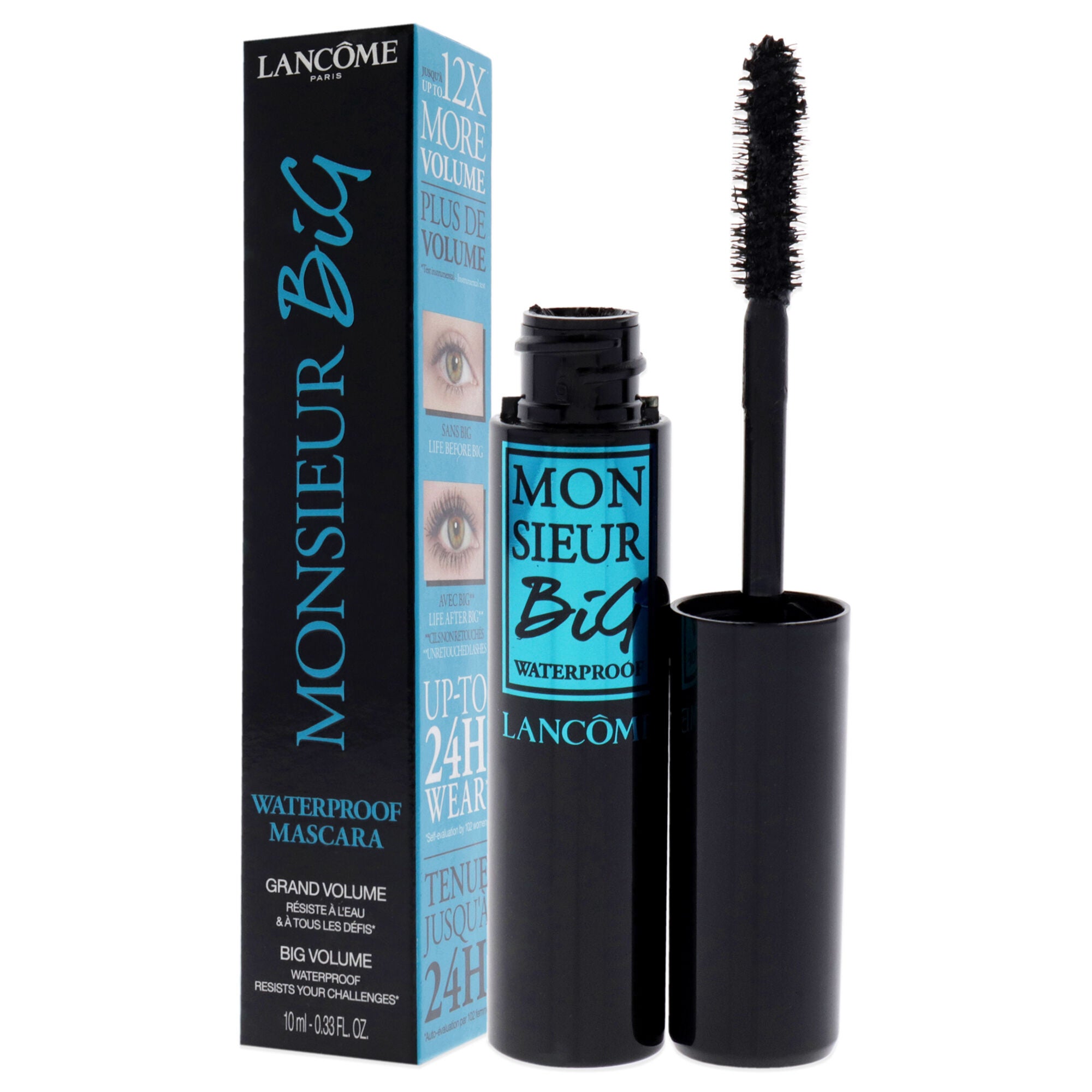 Monsieur Big Waterproof Mascara - 01 Black by Lancome for Women - 0.33 oz Mascara, , alternate image number 8