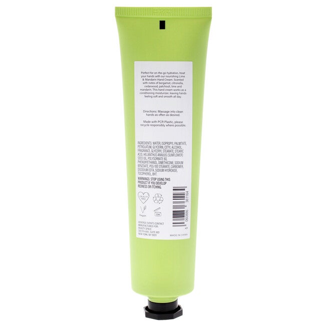 Beauty Space Hand Cream - Lime and Mandarin by BeautySpace for Unisex - 3.38 oz Cream, See Description, alternate image number 1