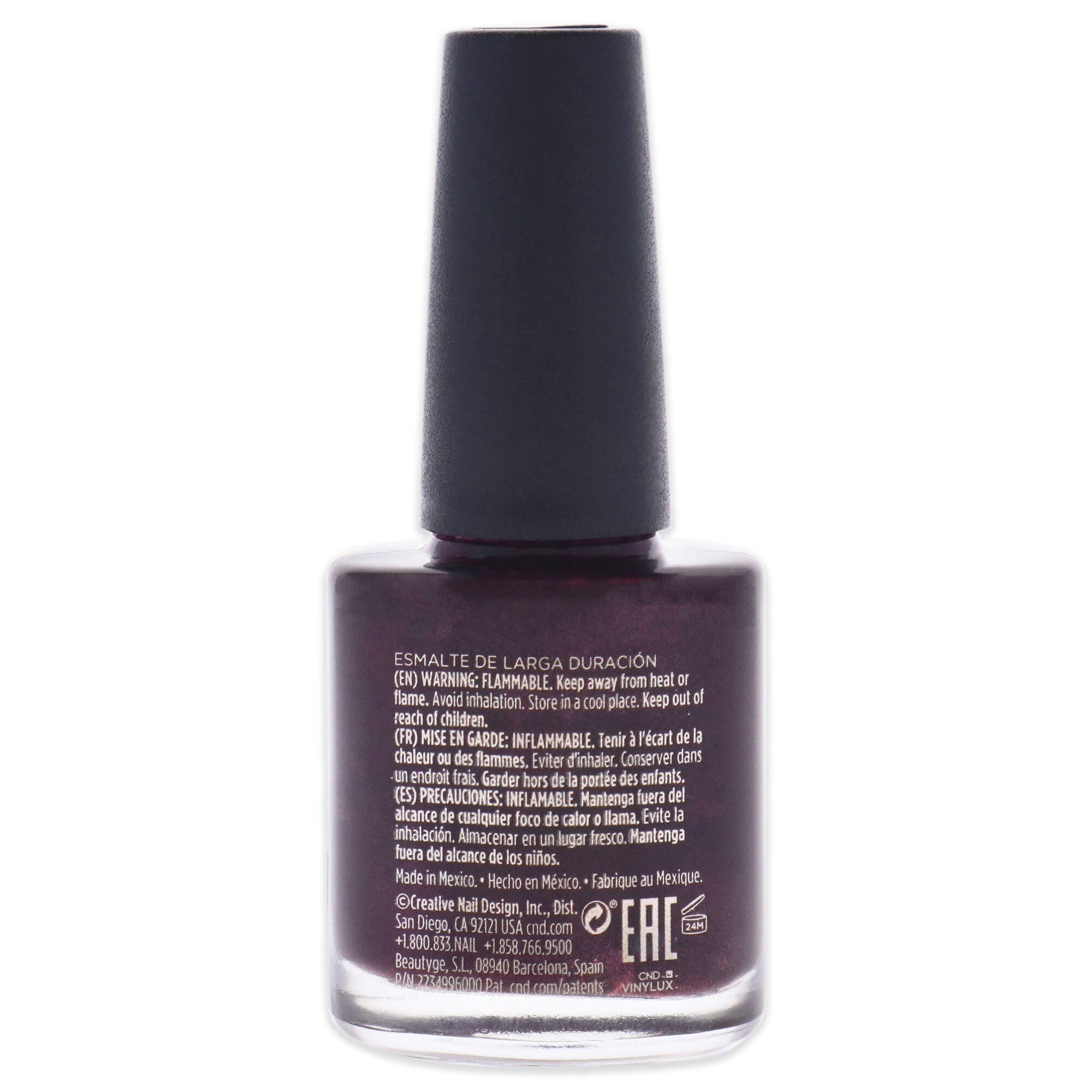 Vinylux Weekly Polish - 110 Dark Lava by CND for Women - 0.5 oz Nail Polish, , alternate image number 3