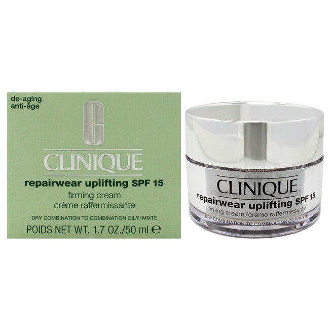 Repairwear Uplifting SPF 15 Firming Cream - Dry Combination To Oily Skin by Clinique for Unisex - 1.7 oz Cream, NA, hi-res image number null