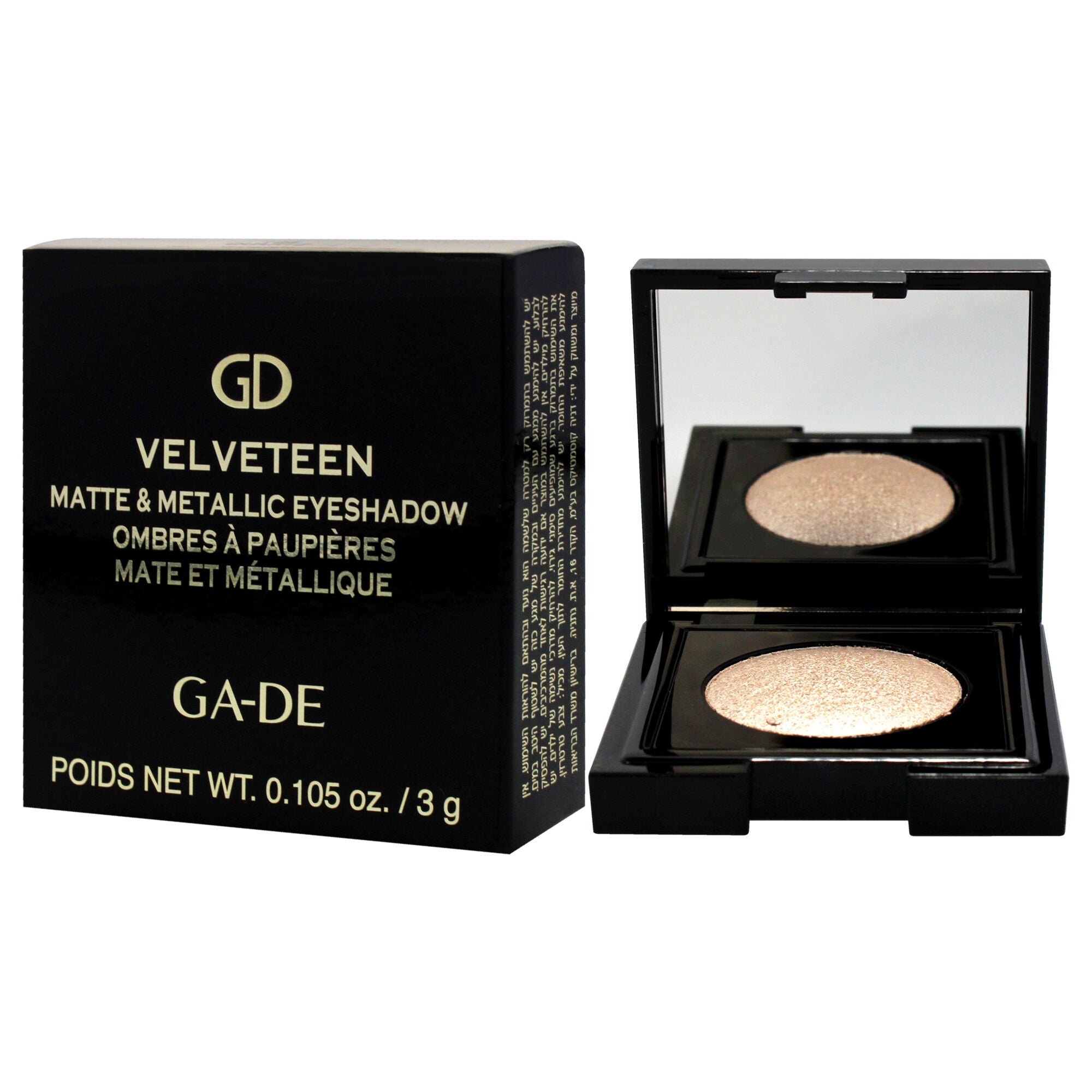Velveteen Matte and Metallic Eyeshadow - 188 Quartz by GA-DE for Women - 0.105 oz Eye Shadow, See Description, alternate image number 3