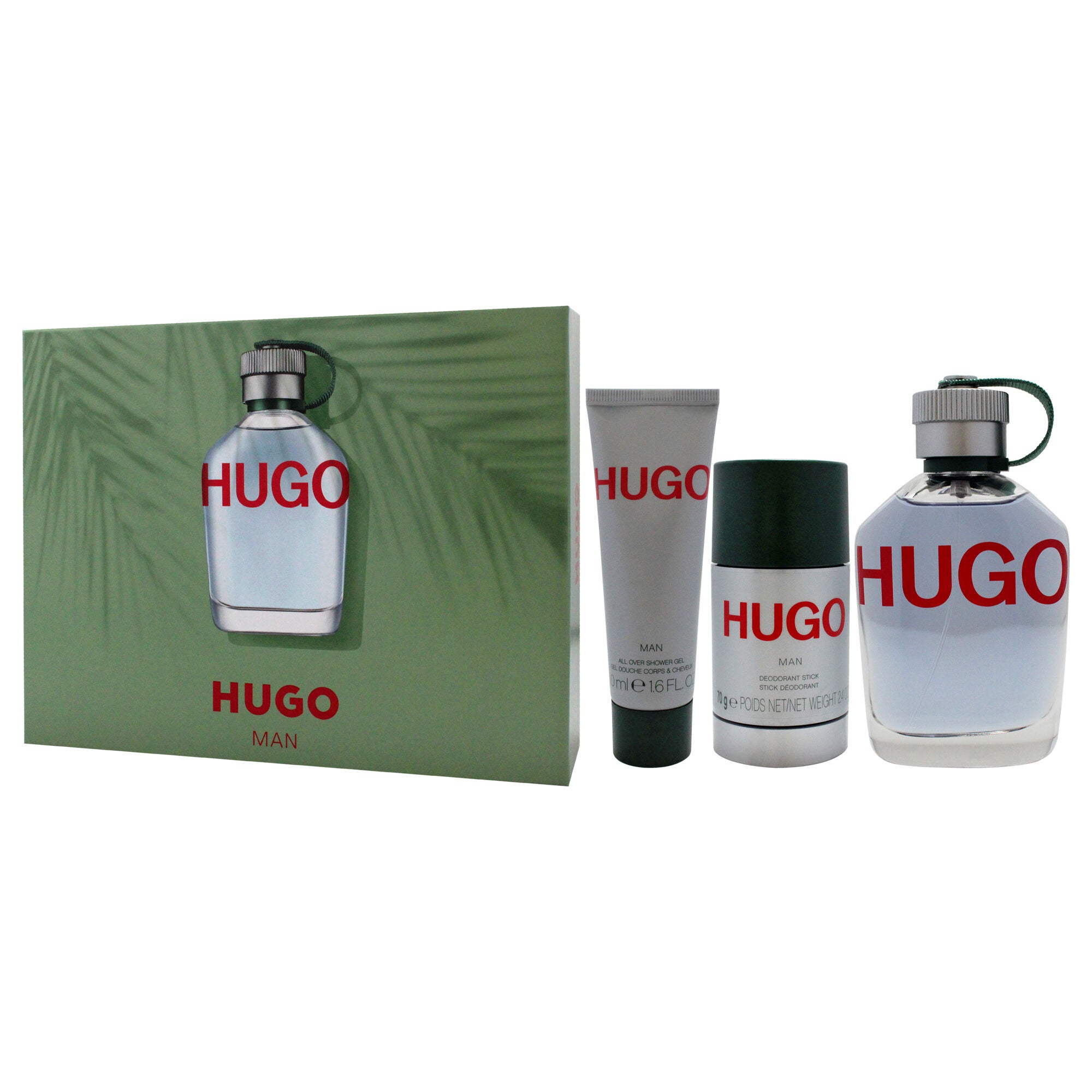 Hugo by Hugo Boss for Men - 3 Pc Gift Set 4.2oz EDT Spray, 2.4oz Deodorant Stick, 1.6oz Shower Gel, See Description, alternate image number 3