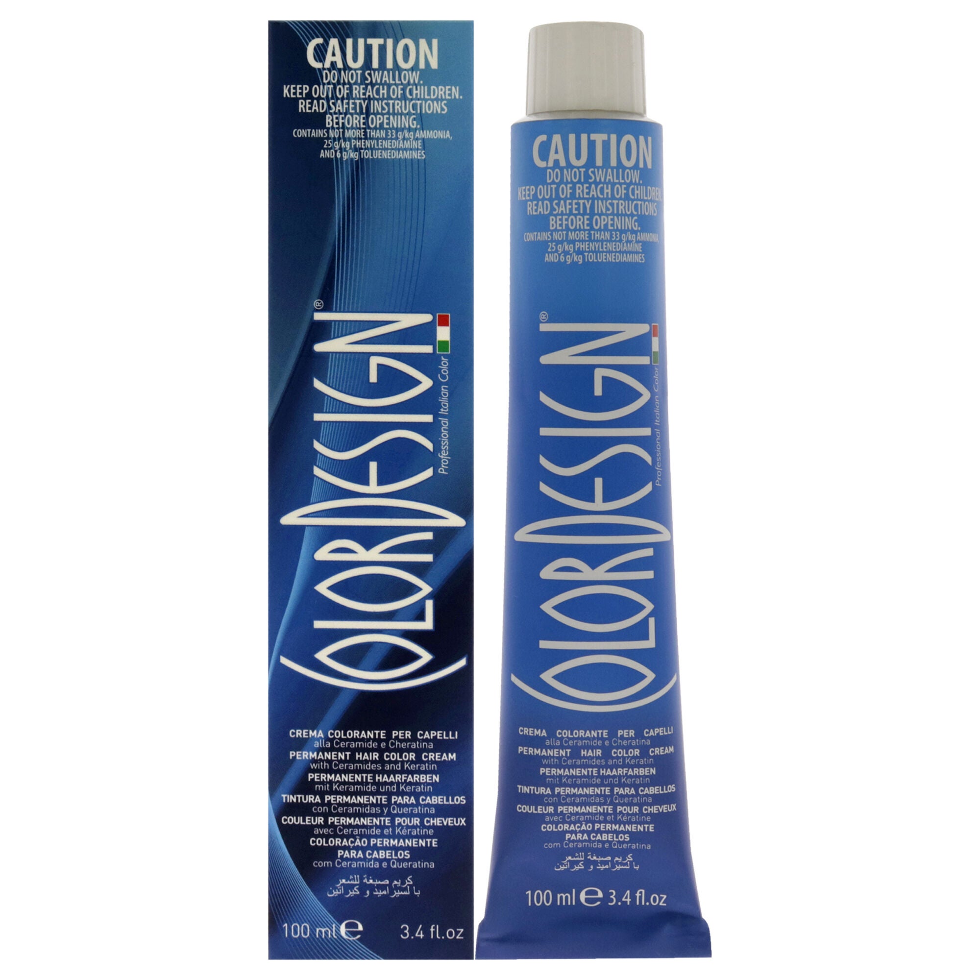 Permanent Hair Color - 2 Darkest Brown by ColorDesign for Unisex - 3.4 oz Hair Color, See Description, hi-res image number 0