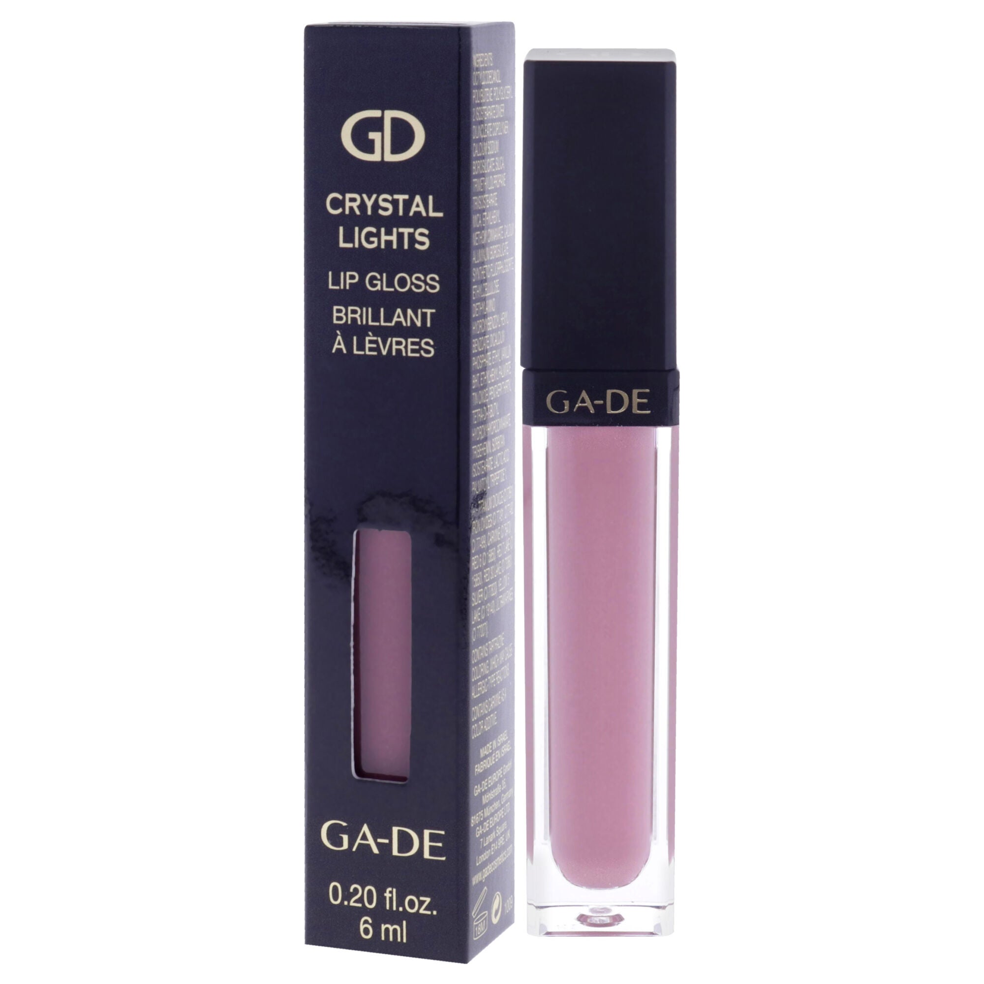 Crystal Lights Lip Gloss - 829 Mauvy Kiss by GA-DE for Women - 0.2 oz Lip Gloss, See Description, alternate image number 3