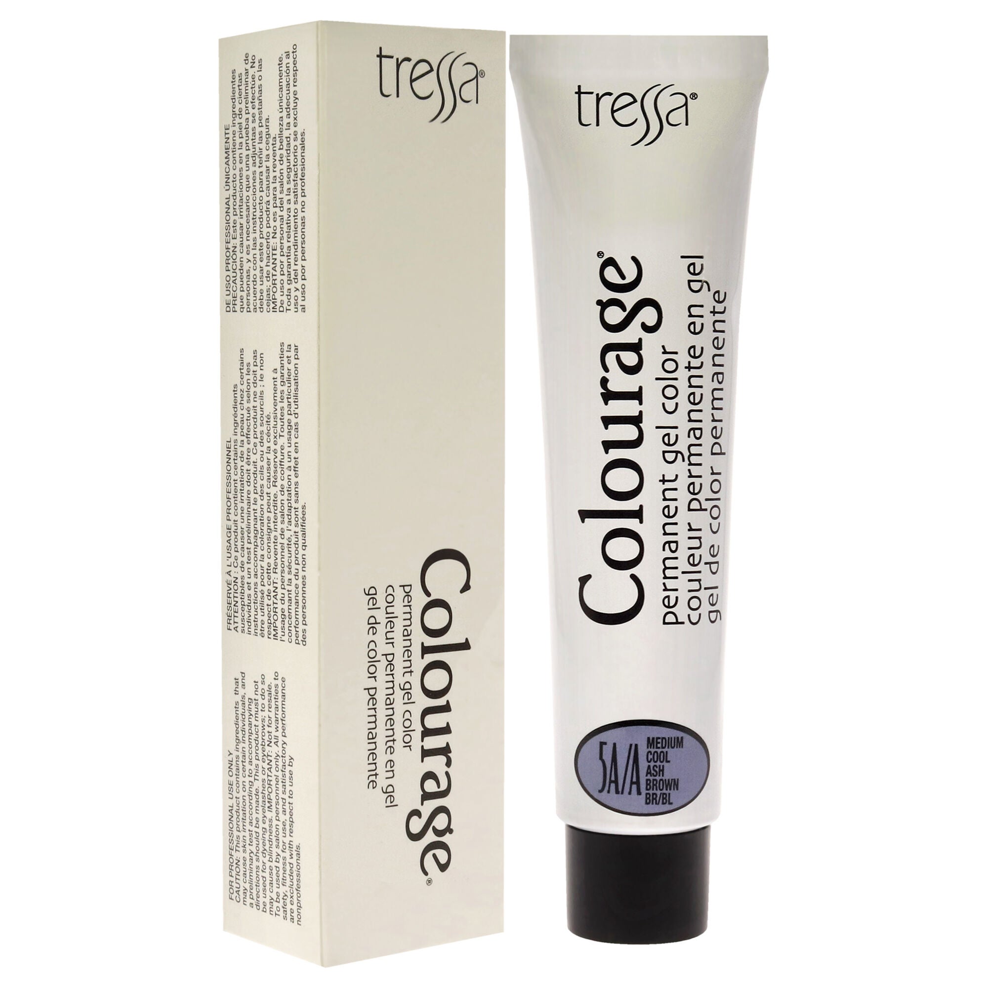 Colourage Permanent Gel Color - 5AA Medium Cool Ash Brown by Tressa for Unisex - 2 oz Hair Color, See Description, alternate image number 2