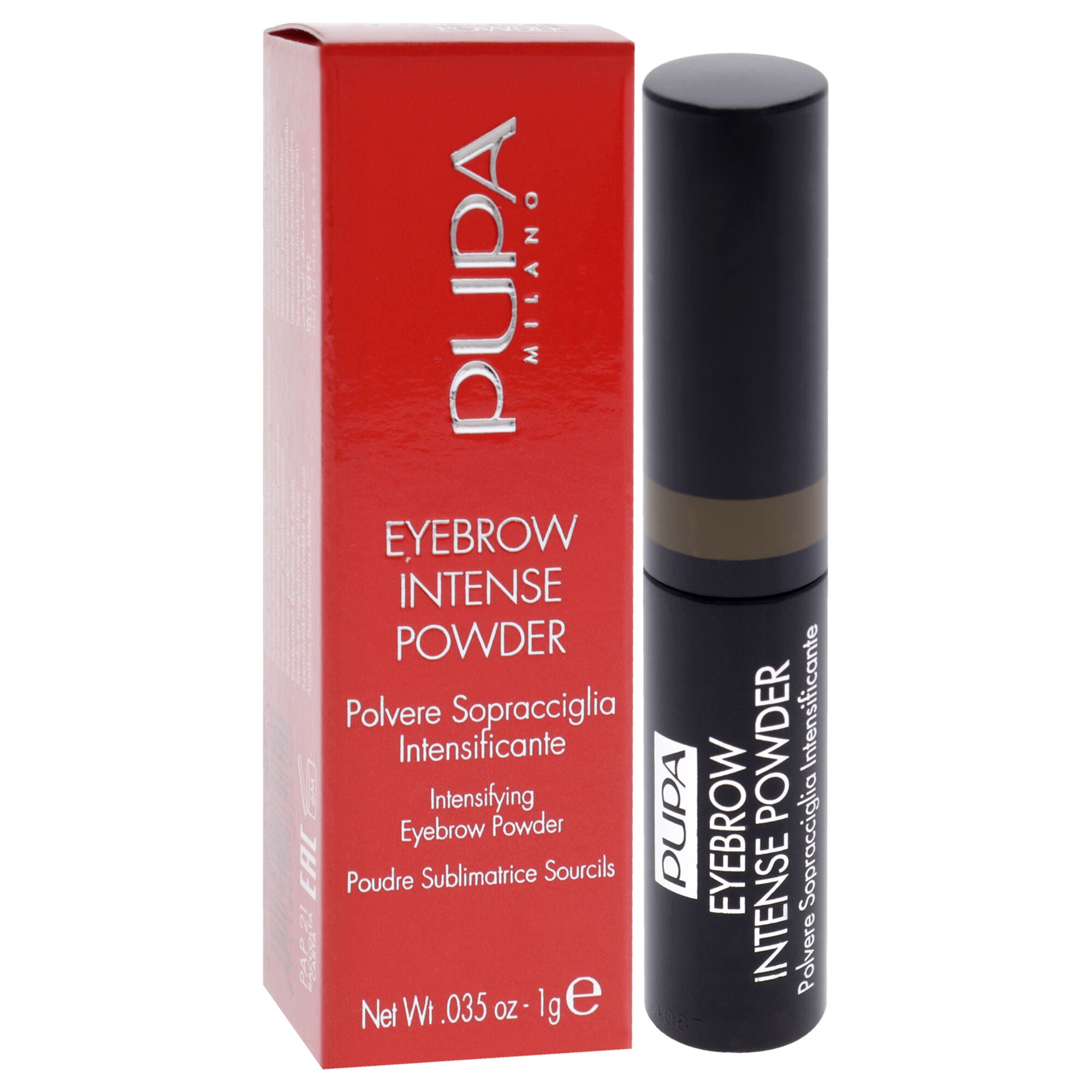 Eyebrow Intense Powder - 001 Blonde by Pupa Milano for Women - 0.035 oz Eyebrow, See Description, alternate image number 1