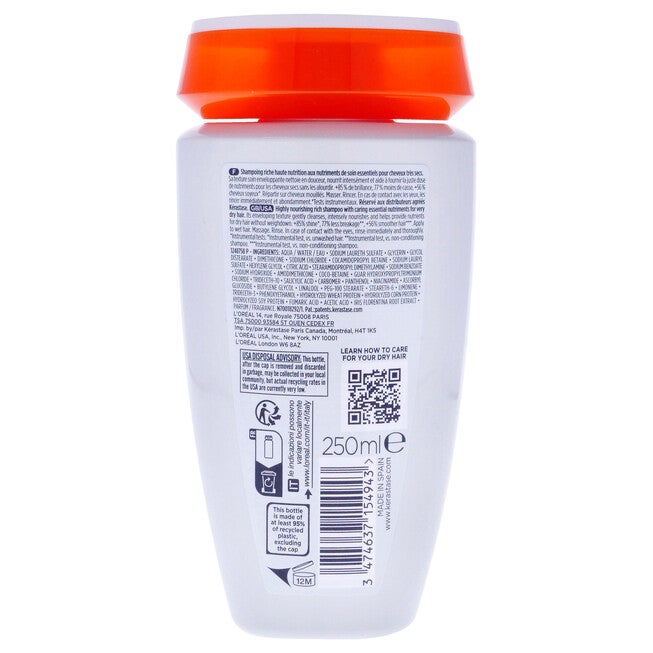 Nutritive High Nutrition Rich Shampoo by Kerastase for Unisex - 8.5 oz Shampoo, , alternate image number null