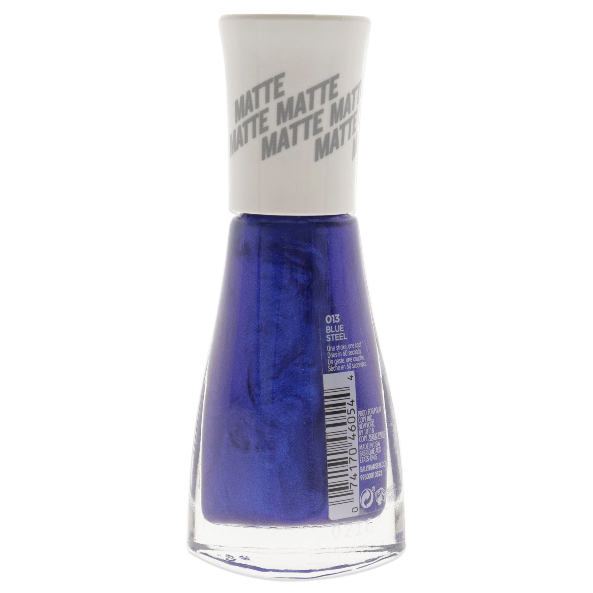 Insta-Dri Nail Color Matte - 013 Blue by Sally Hansen for Women - 0.31 oz Nail Polish, See Description, alternate image number 2