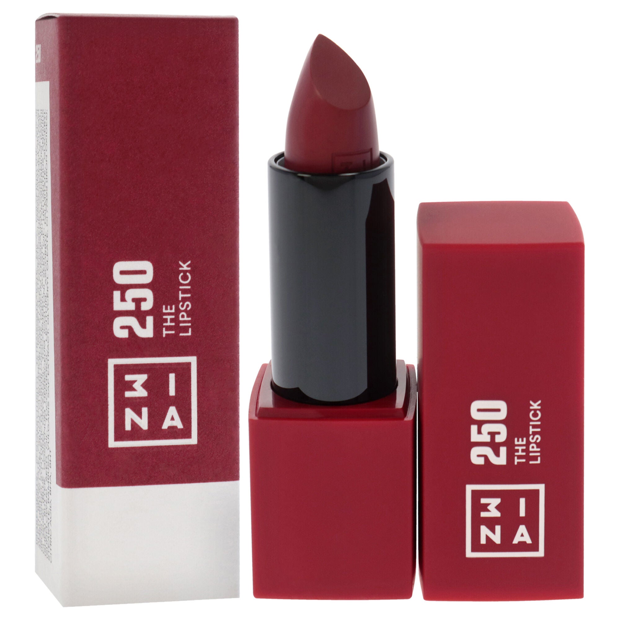 The Lipstick - 250 Warm Dark Red by 3INA for Women - 0.16 oz Lipstick, See Description, alternate image number 1