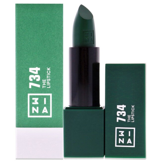 The Lipstick - 734 Deep Winter Green by 3INA for Women - 0.16 oz Lipstick, NA, hi-res image number null