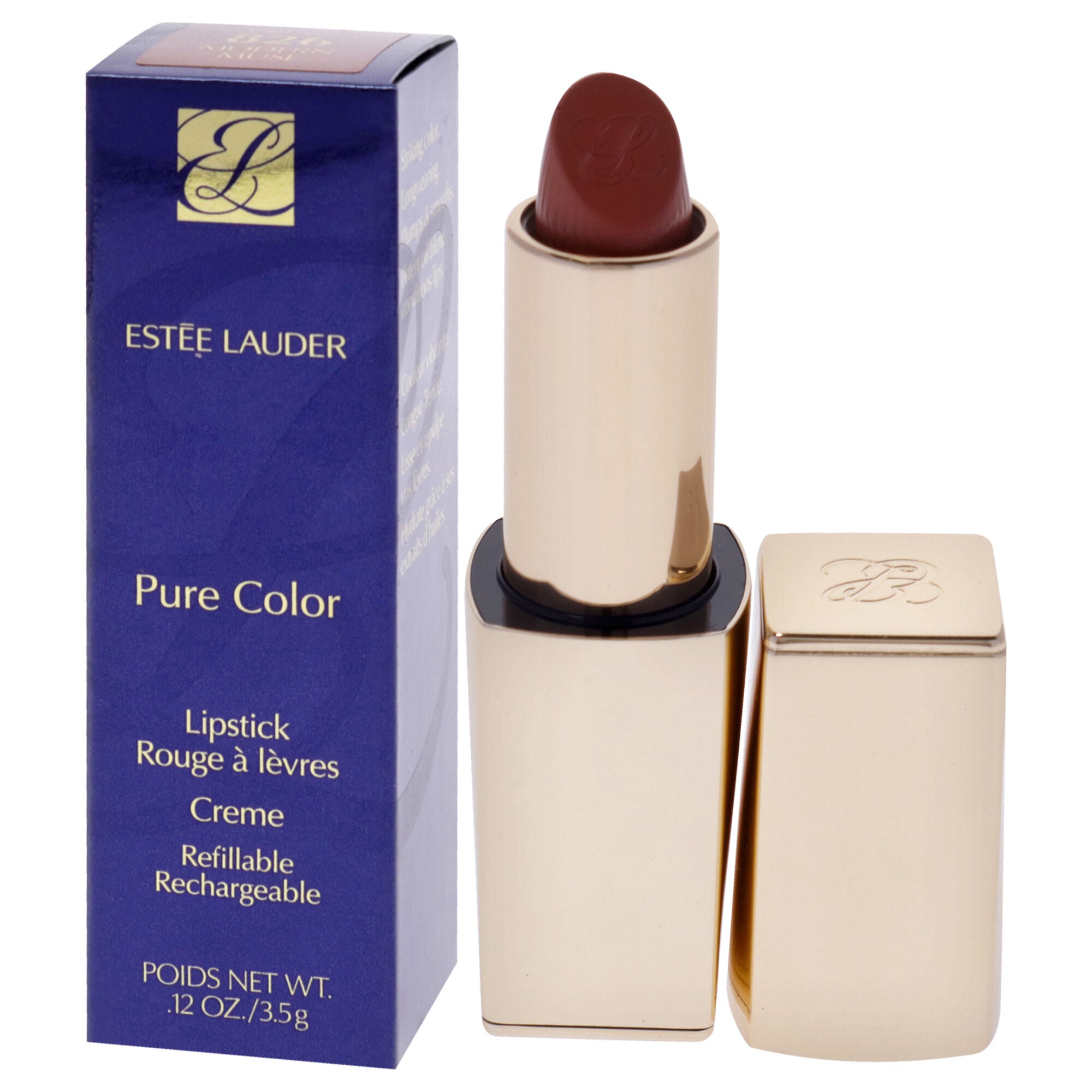 Pure Color Creme Lipstick - 826 Modern Muse by Estee Lauder for Women - 0.12 oz Lipstick (Refillable), , alternate image number 7