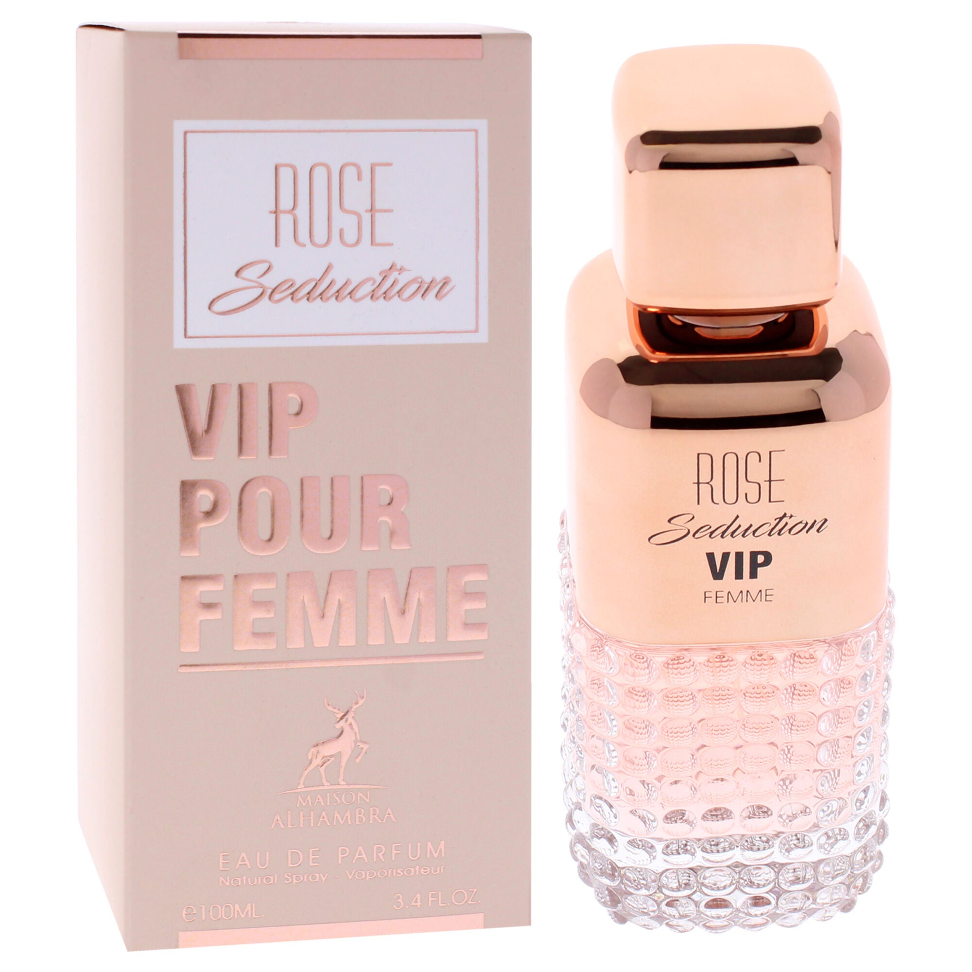 Rose Seduction Vip by Maison Alhambra for Women - 3.4 oz EDP Spray, See Description, alternate image number 2