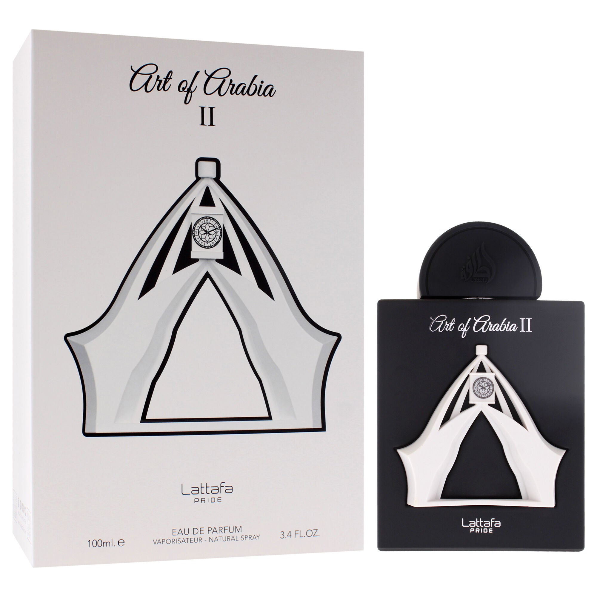 Pride - Art Of Arabia II by Lattafa for Unisex - 3.4 oz EDP Spray, Clear, alternate image number 2