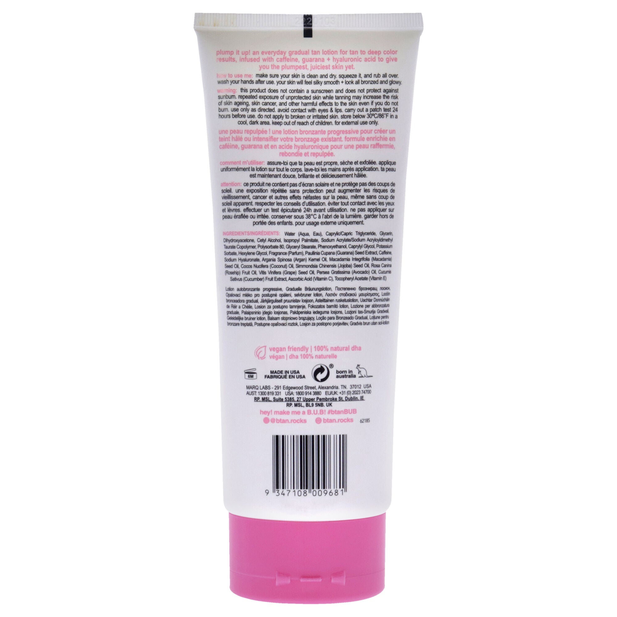 Plump Up The Bronze Gradual Tan Lotion - Tan To Deep by B.Tan for Unisex - 8 oz Bronzer, , alternate image number 3