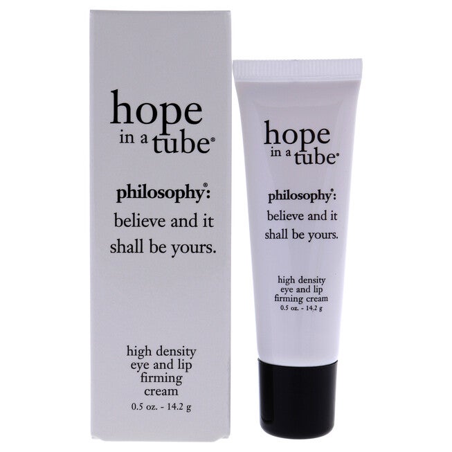 Hope In a Tube High-Density Eye and Lip Firming Cream by Philosophy for Women - 0.5 oz Cream, NA, hi-res image number null