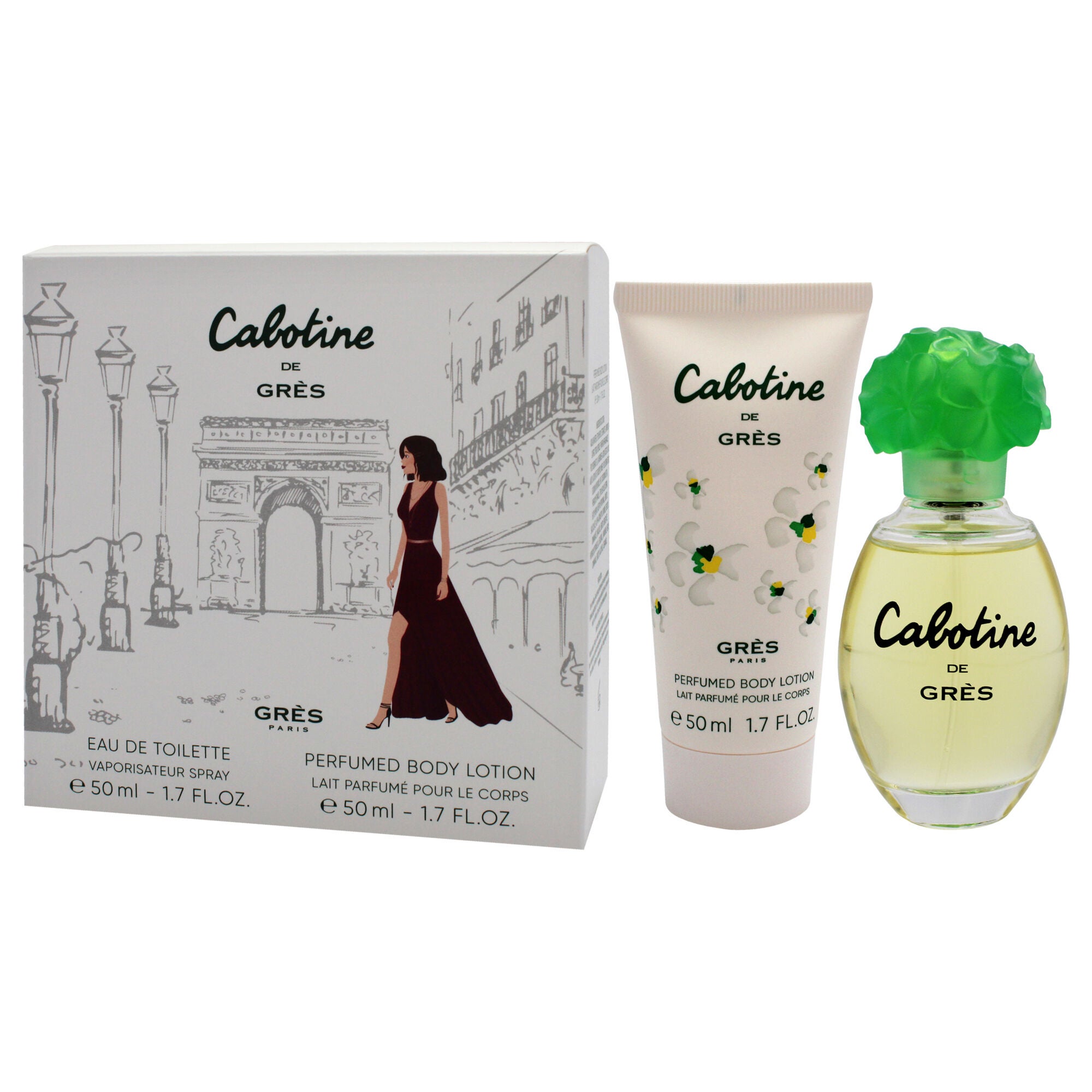 Cabotine by Parfums Gres for Women - 2 Pc Gift Set 1.7oz EDT Spray, 1.7oz Body Lotion, See Description, alternate image number 2