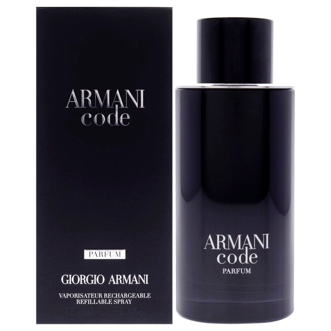 Armani Code by Giorgio Armani for Men - 4.2 oz Parfum Spray (Refillable), , alternate image number null