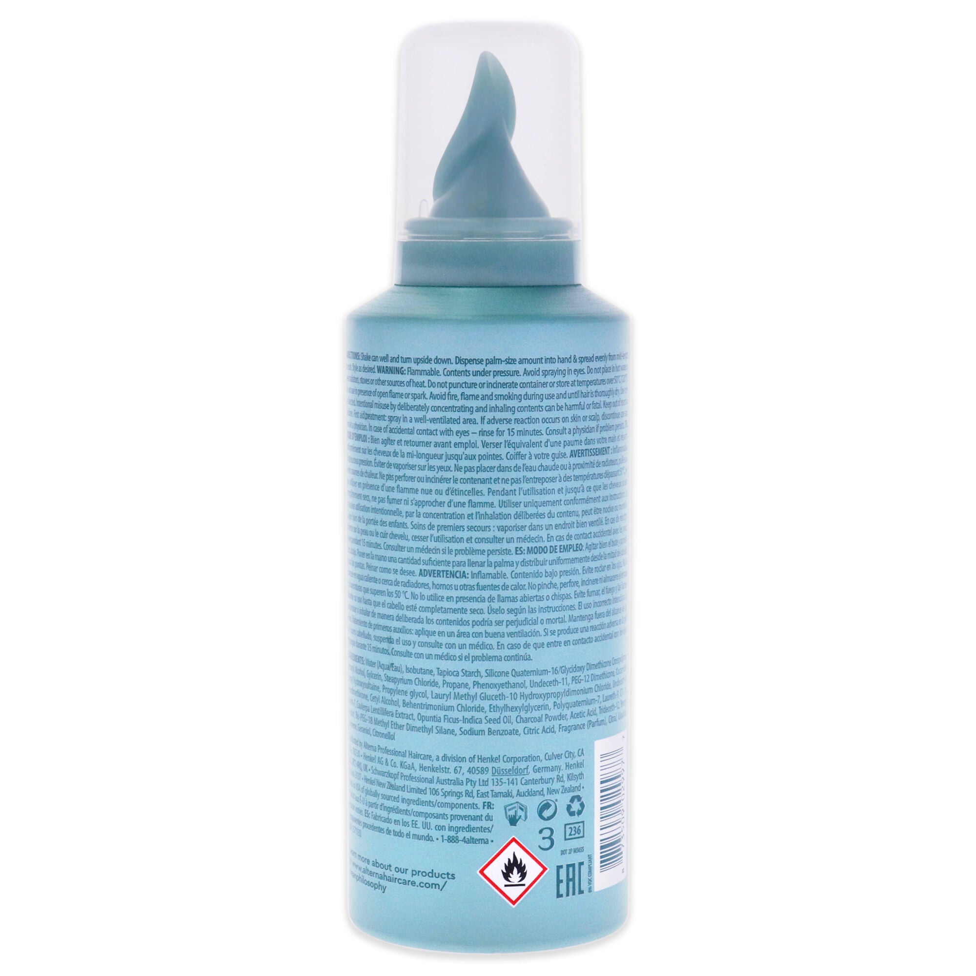 My Hair My Canvas Shine On Defining Foam by Alterna for Unisex - 5 oz Foam, See Description, alternate image number 2