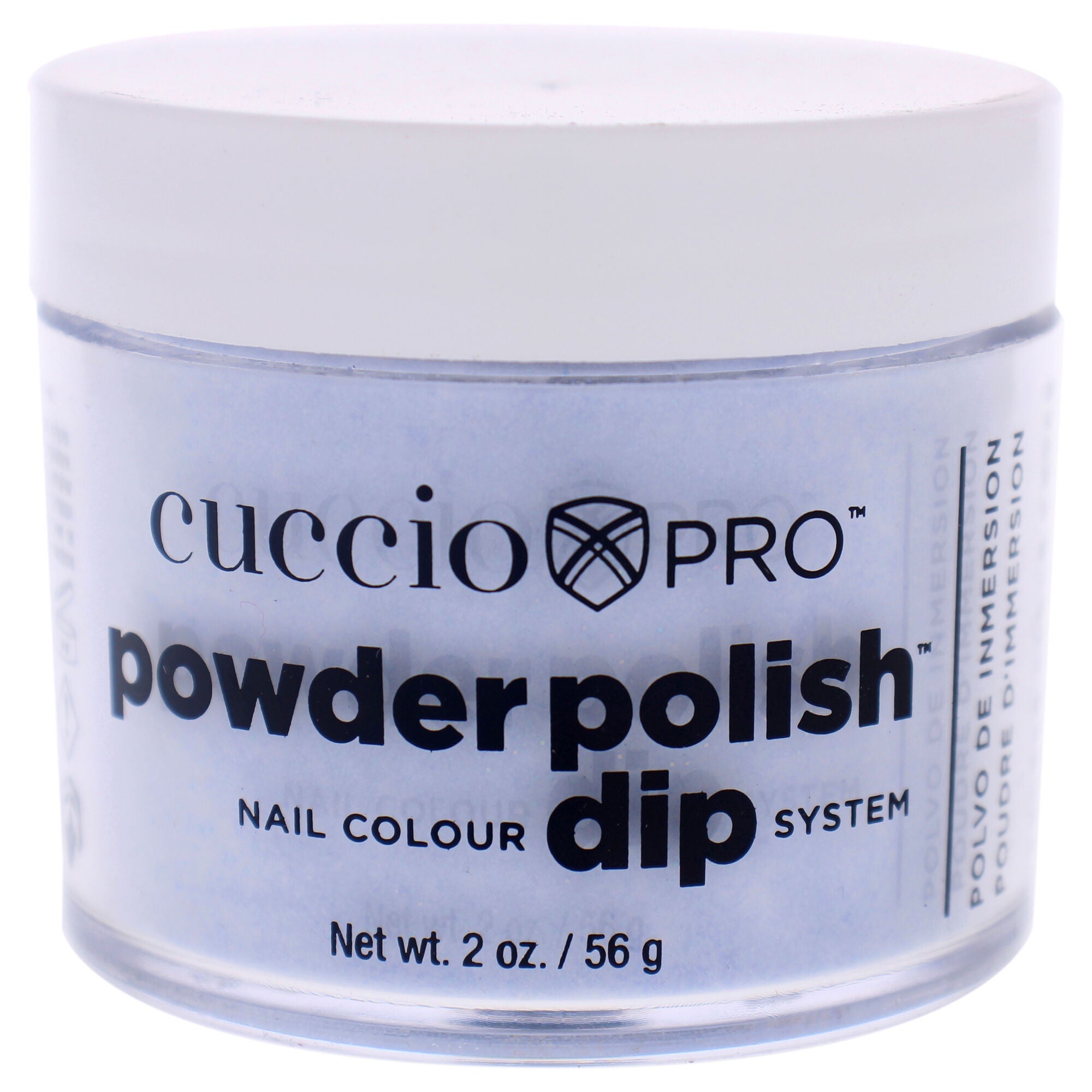 Pro Powder Polish Nail Colour Dip System - Baby Blue Glitter by Cuccio Colour for Women - 1.6 oz Nail Powder, See Description, hi-res image number 0