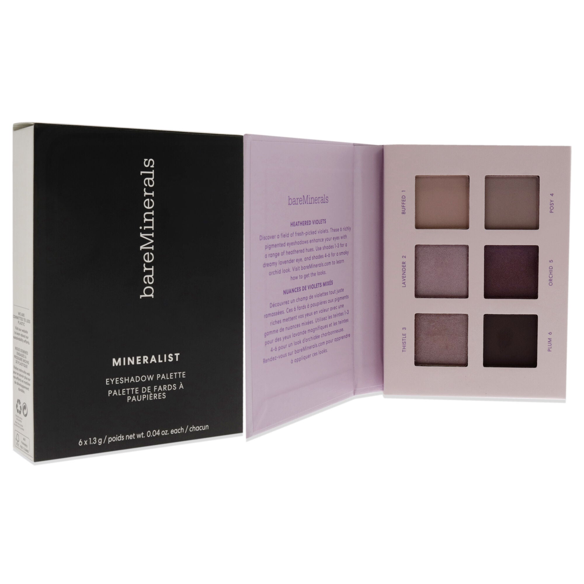 Mineralist Eyeshadow Palette - Heathered by bareMinerals for Women - 0.24 oz Eye Shadow, , alternate image number 7