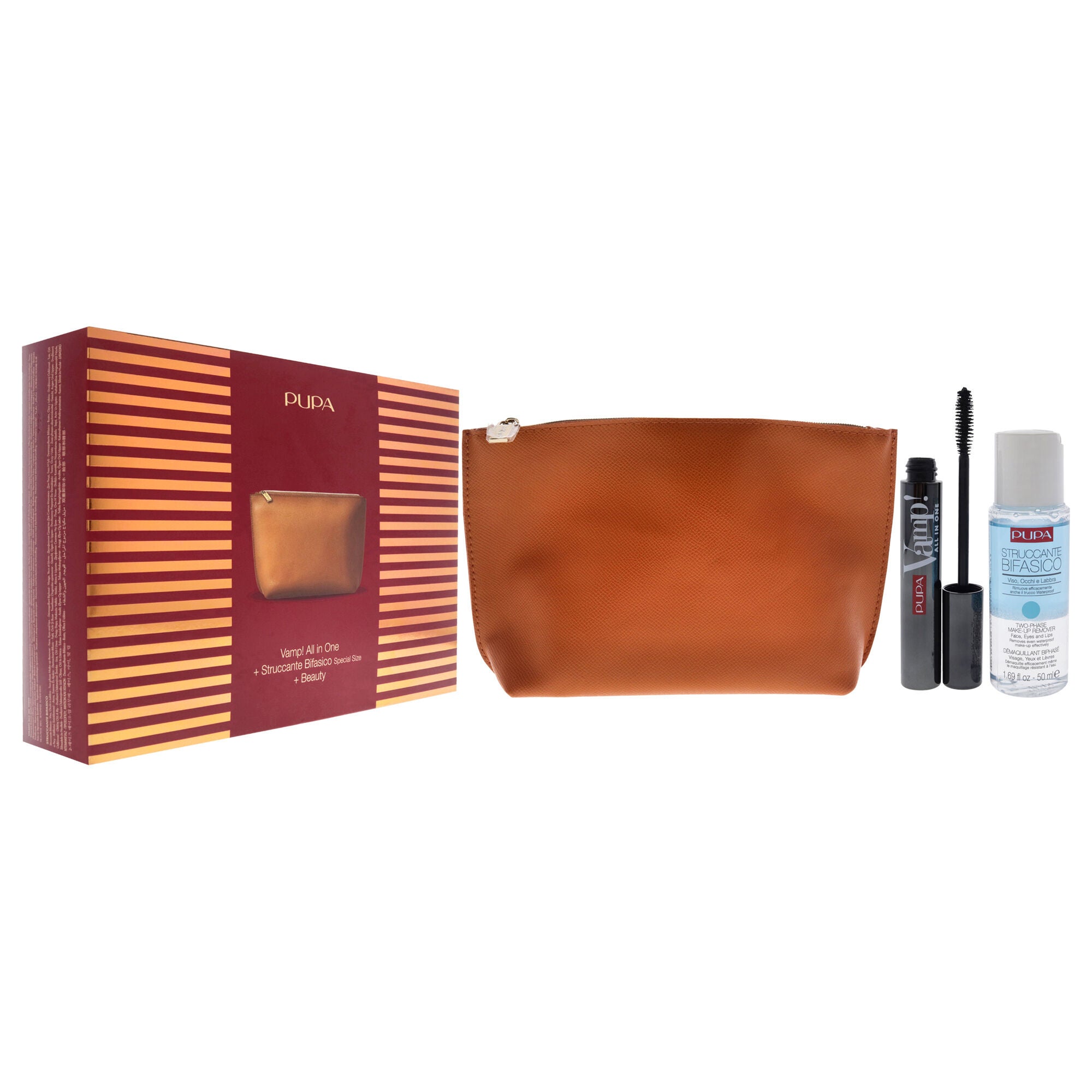 Vamp! All in One and Two-Phase Make-Up Remover Set by Pupa Milano for Women - 3 Pc Set, See Description, alternate image number 2