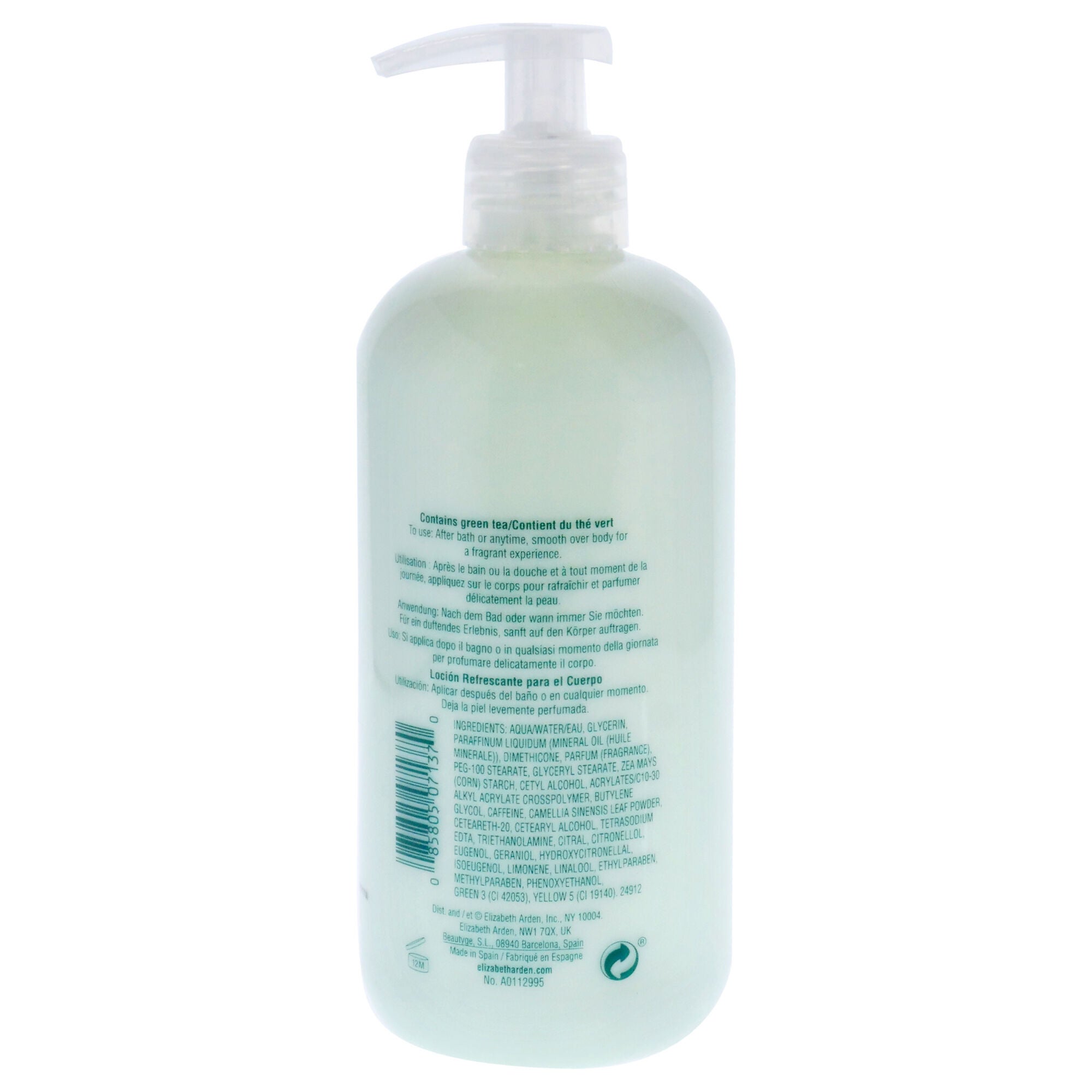 Green Tea by Elizabeth Arden for Women - 16.8 oz Refreshing Body Lotion, See Description, alternate image number 2