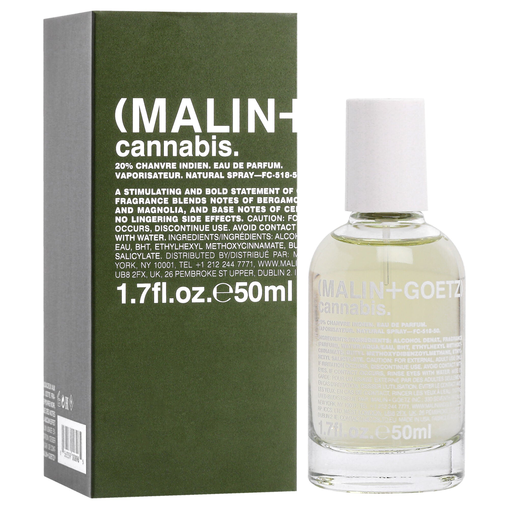 Cannabis by Malin + Goetz for Unisex - 1.7 oz EDP Spray, See Description, alternate image number 2