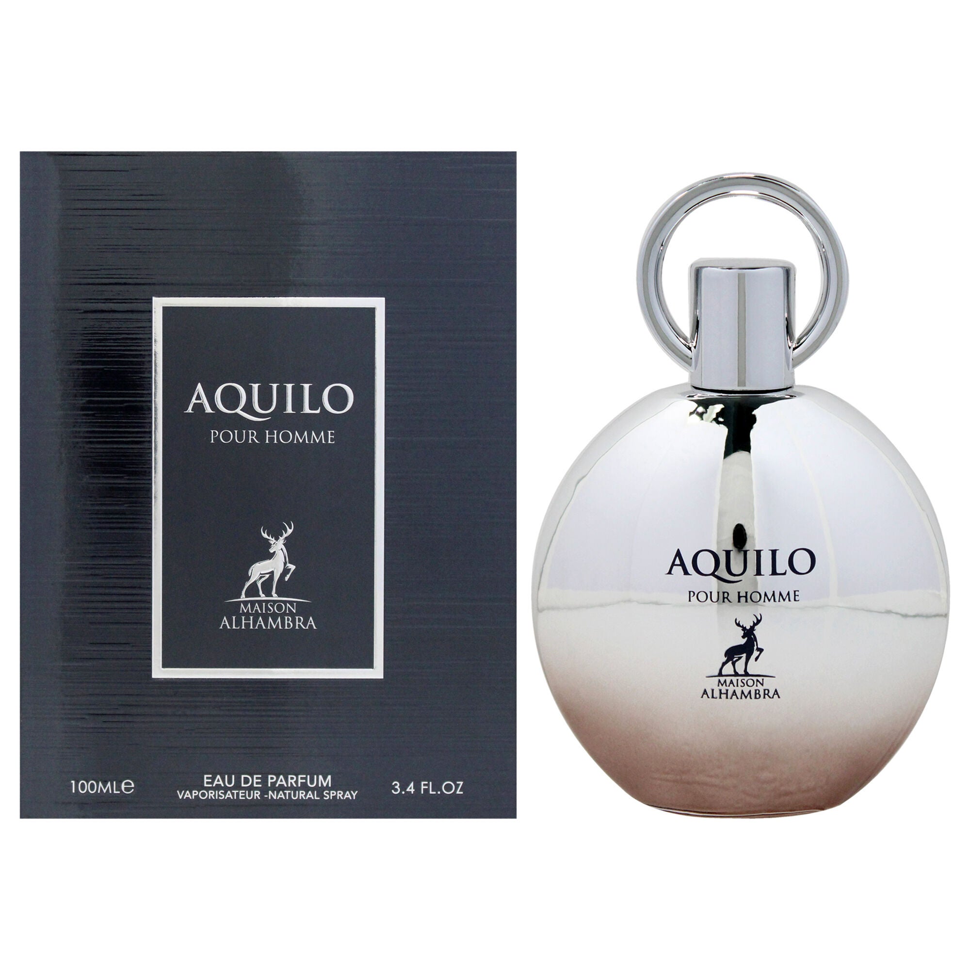 Aquilio by Maison Alhambra for Men - 3.4 oz EDP Spray, Clear, hi-res image number 0