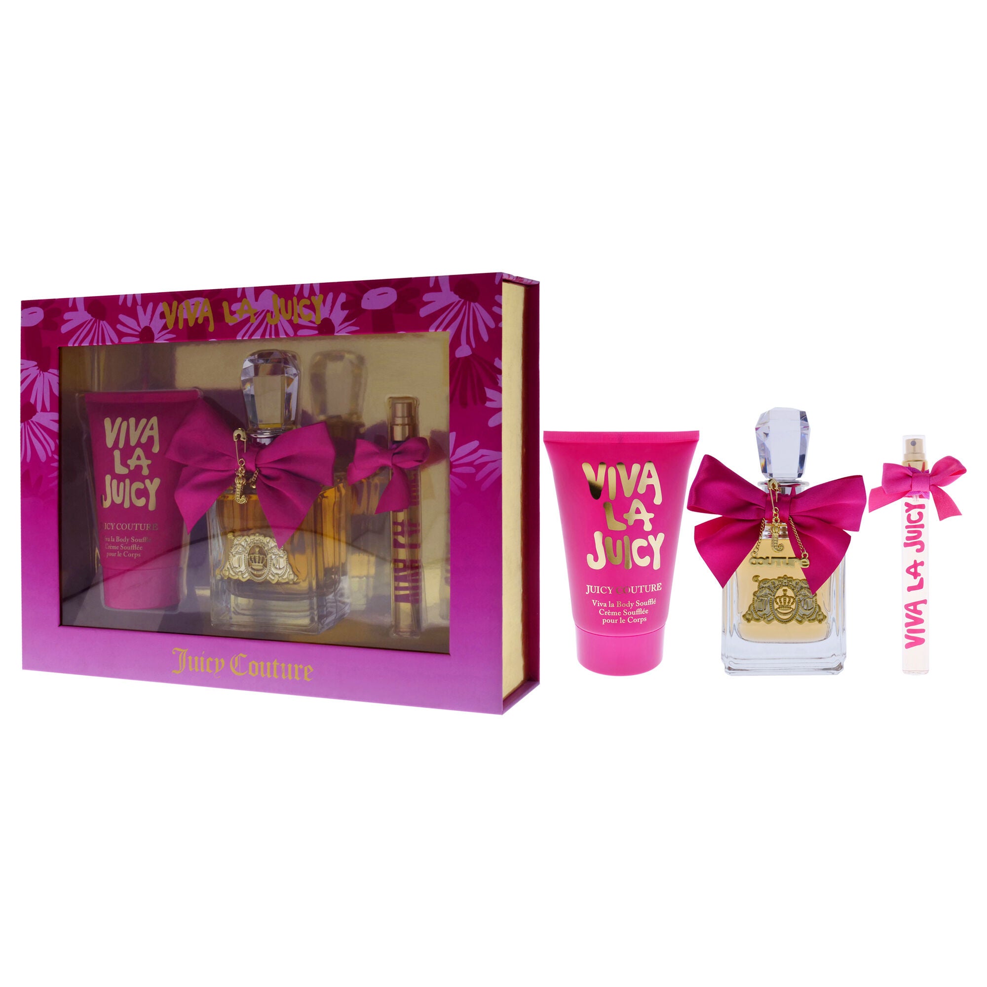Viva La Juicy by Juicy Couture for Women - 3 Pc Gift Set 3.4oz EDP Spray, 0.33oz EDP Spray, 4.2oz Body Souffle, See Description, alternate image number 3