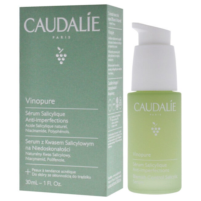 Vinopure Natural Salicylic Acid Pore Minimizing Serum by Caudalie for Unisex - 1 oz Serum, NA, alternate image number null