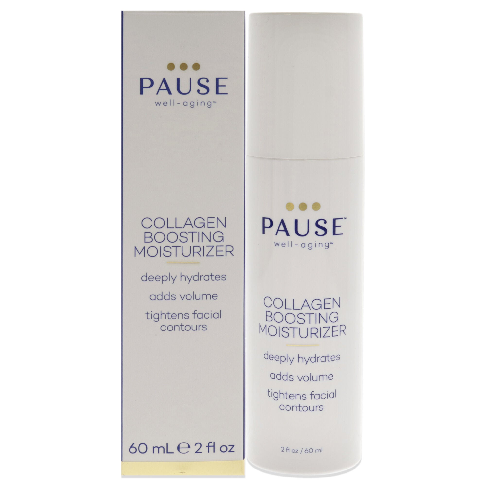 Collagen Boosting Moisturizer by Pause Well-Aging for Unisex - 2 oz Moisturizer, See Description, hi-res image number 0