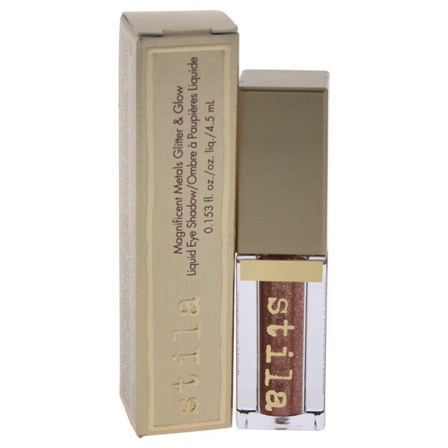 Glitter & Glow Liquid Eyeshadow - Rose Gold Retro by Stila for Women - 0.153 oz Eyeshadow, , alternate image number null