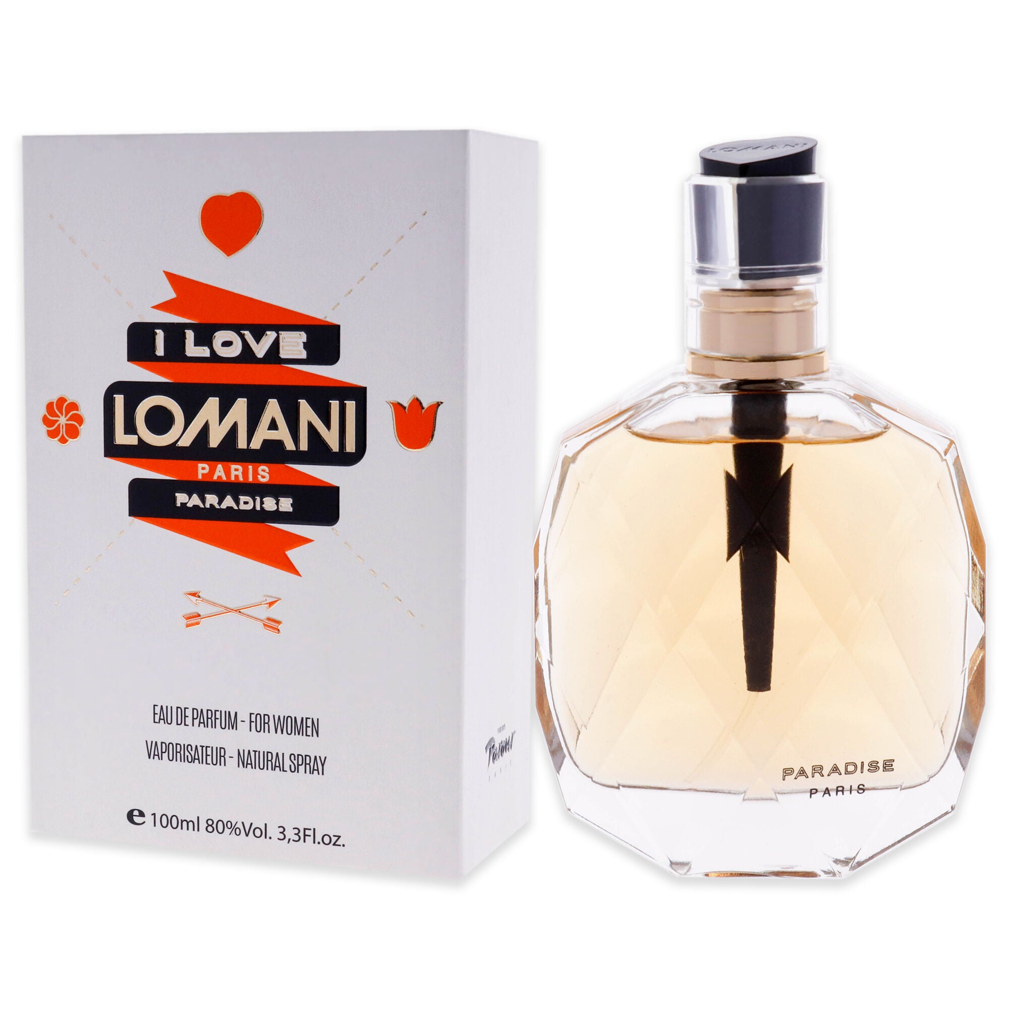 I Love Lomani Paradise by Lomani for Women - 3.4 EDP Spray, See Description, alternate image number 3