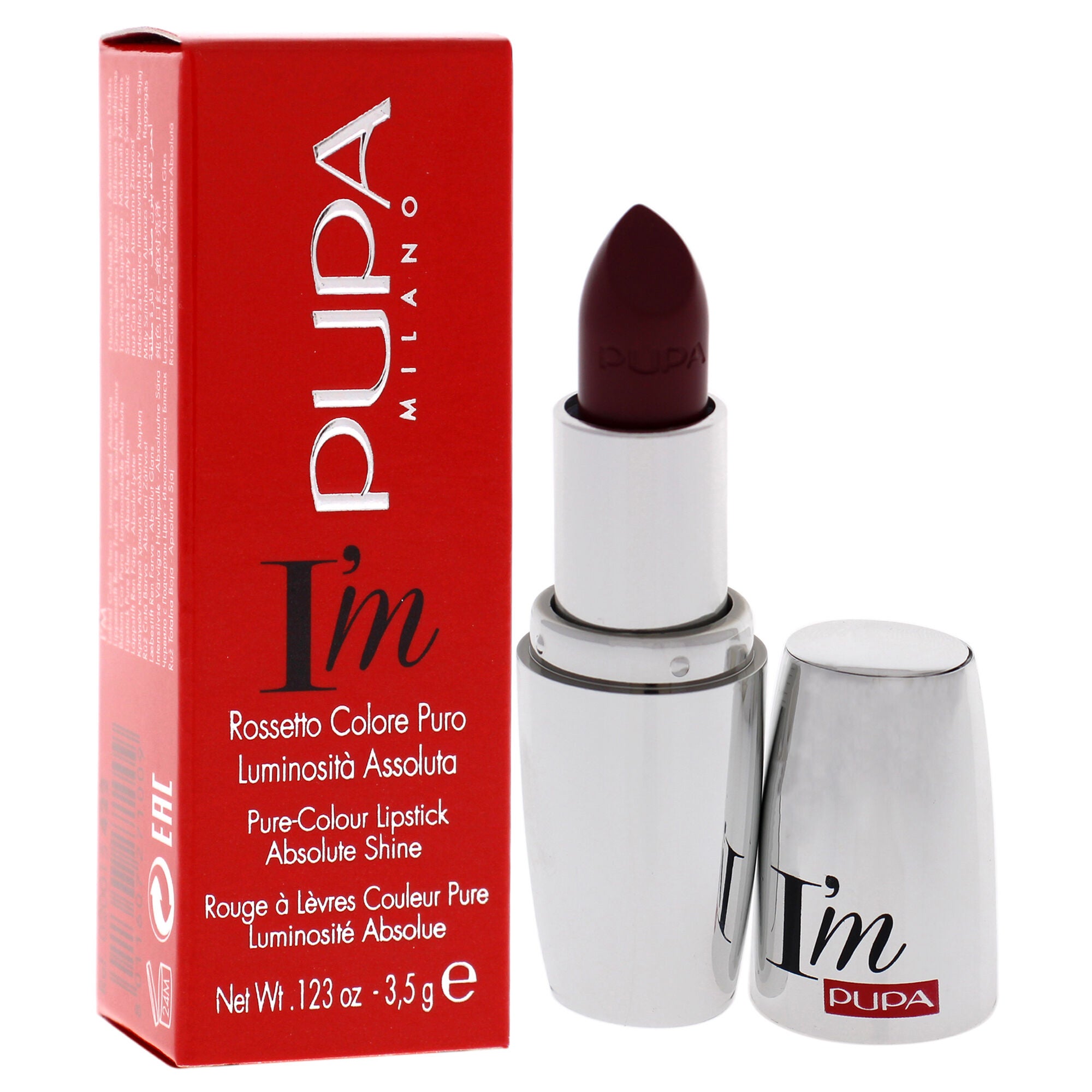I Am Pure-Colour Lipstick - 422 Fancy Violet by Pupa Milano for Women - 0.123 oz Lipstick, See Description, alternate image number 1