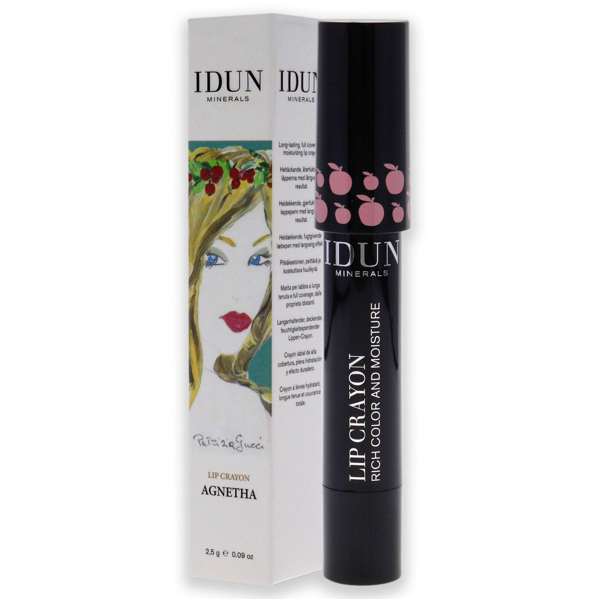 Lip Crayon - 401 Agnetha by Idun Minerals for Women - 0.09 oz Lipstick, See Description, alternate image number 3