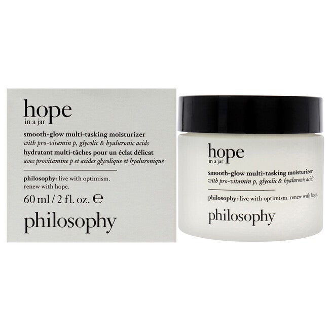 Hope in a Jar Smooth-Glow Multi-Tasking Moisturizer by Philosophy for Unisex - 2 oz Moisturizer, NA, hi-res image number null