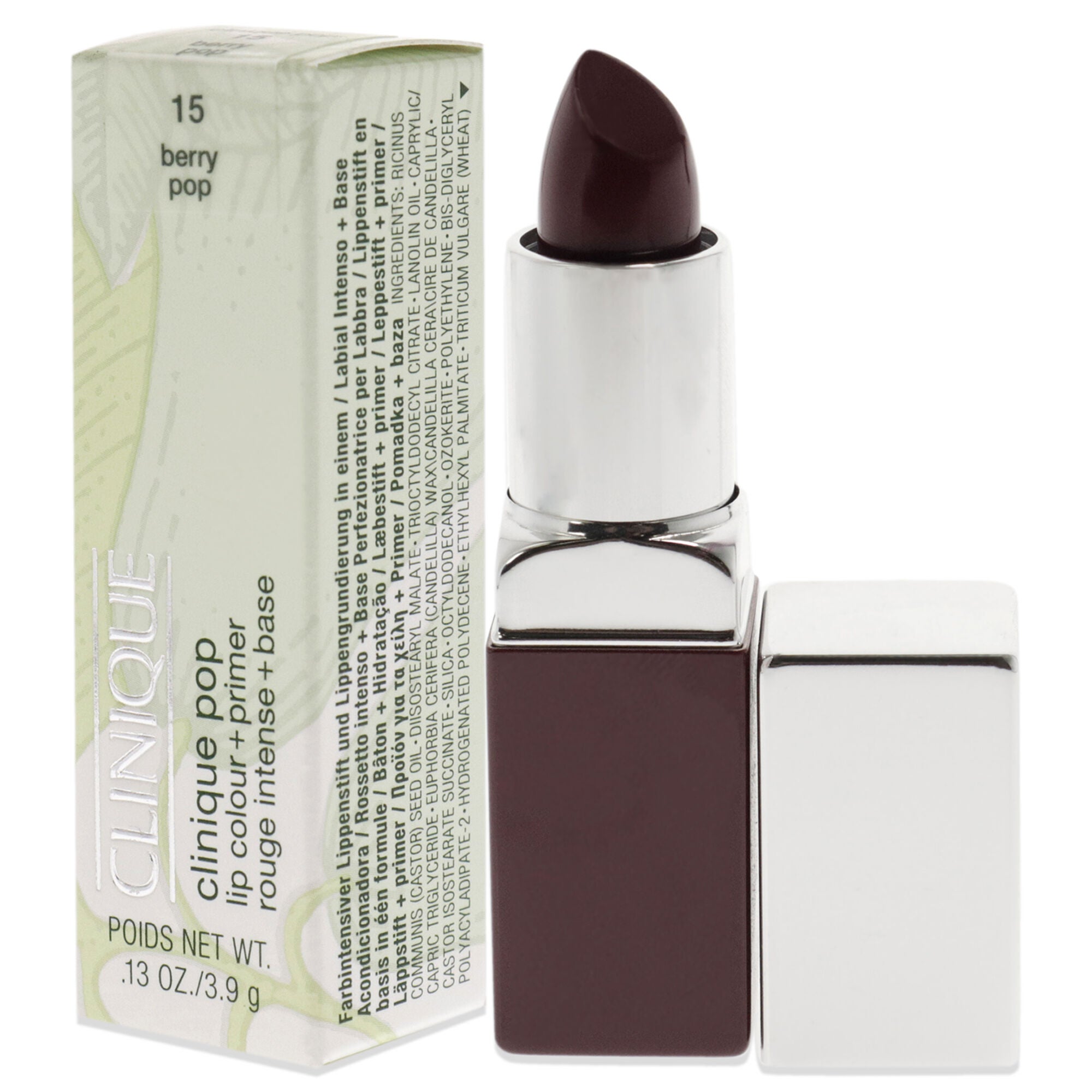Clinique Pop Lip Colour Plus Primer - 15 Berry Pop by Clinique for Women - 0.13 oz Lipstick, See Description, alternate image number 3