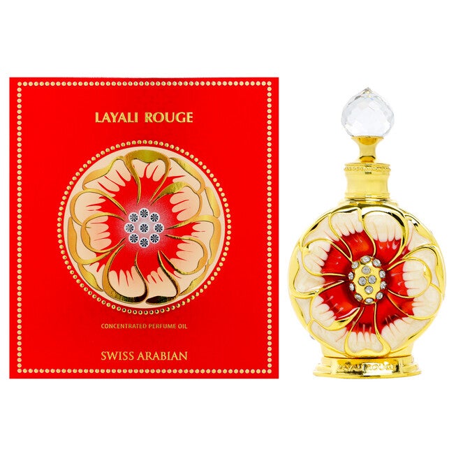 Layali Rouge by Swiss Arabian for Women - 0.5 oz Parfum Oil, NA, hi-res image number null