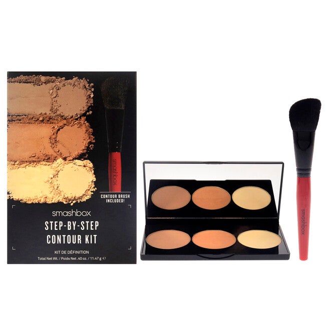 Step-By-Step Contour Kit by SmashBox for Women - 2 Pc 0.4oz Makeup, Brush, NA, hi-res image number null