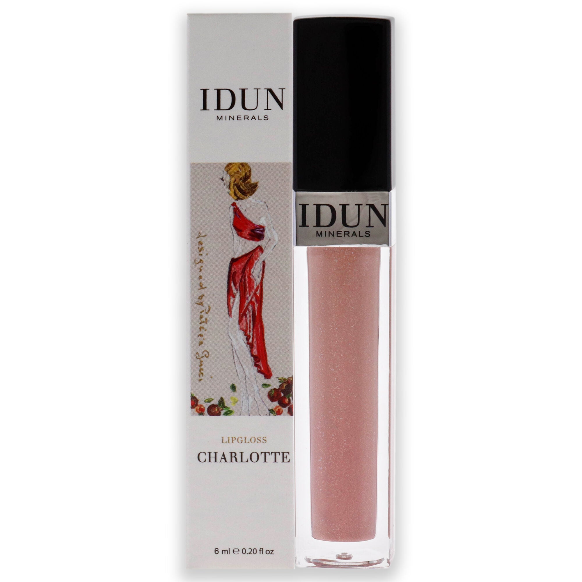 Lipgloss - 019 Charlotte by Idun Minerals for Women - 0.2 oz Lip Gloss, See Description, hi-res image number 0