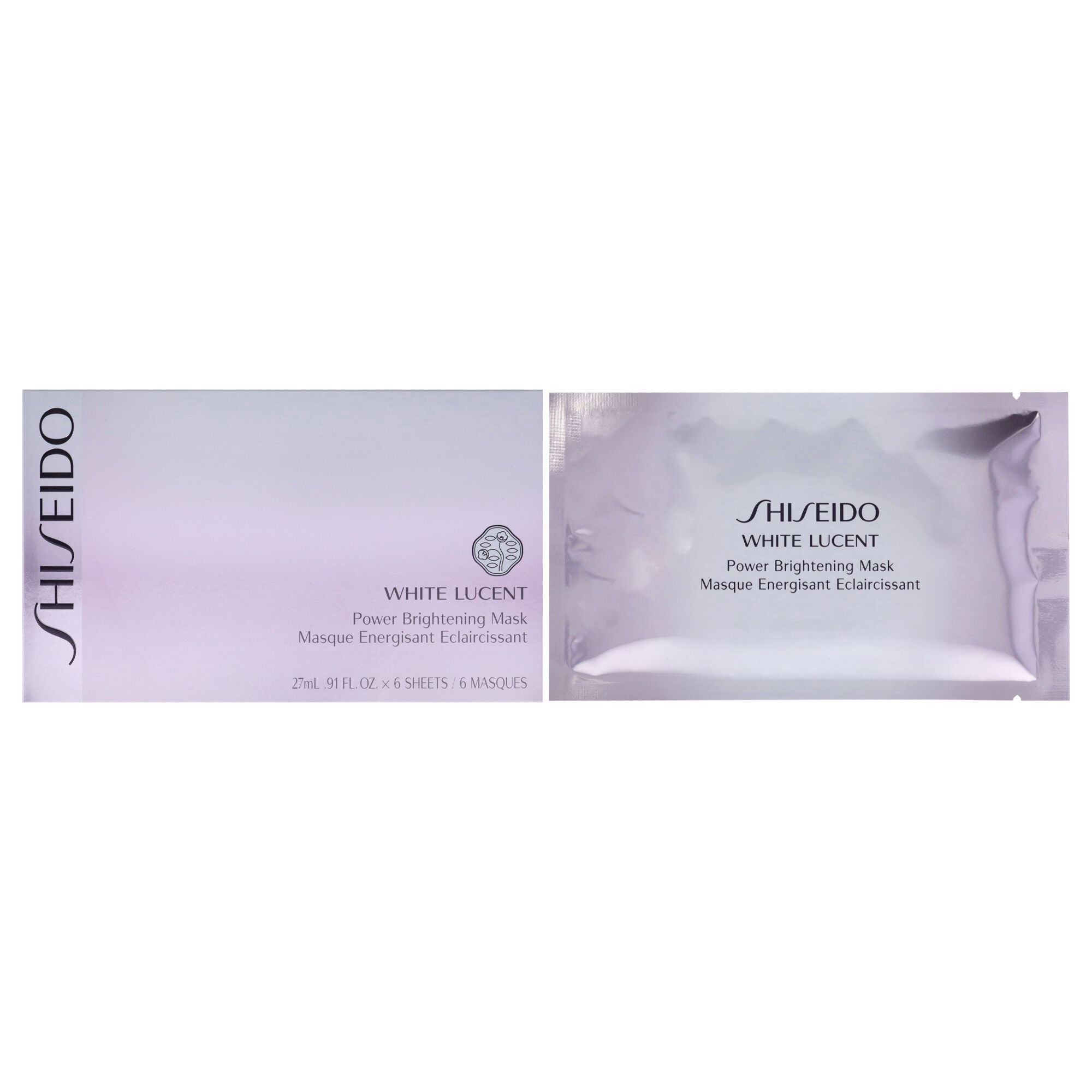 White Lucent Power Brightening Mask by Shiseido for Unisex - 6 x 0.91 oz Mask, , alternate image number 5