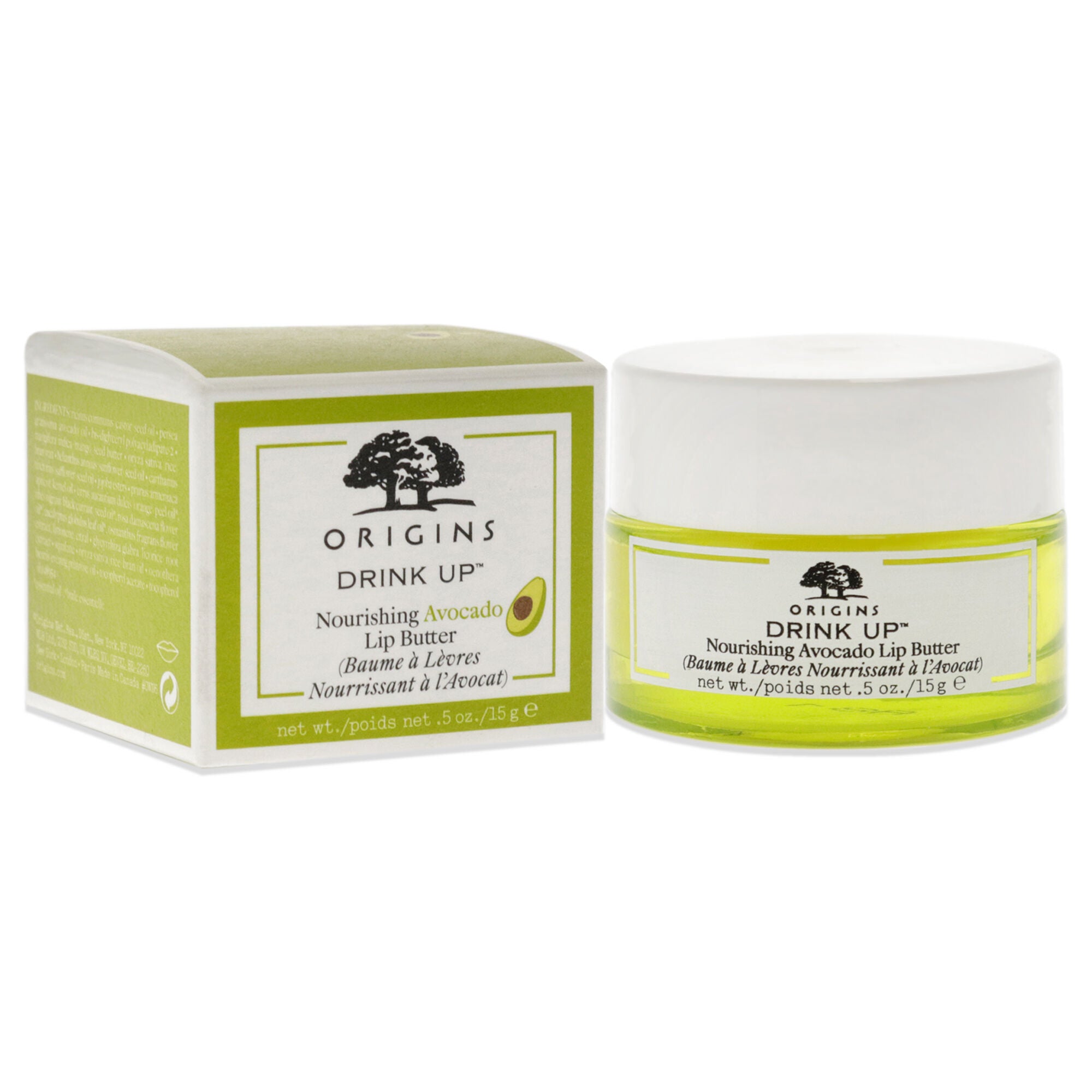 Drink Up Nourishing Avocado Lip Butter by Origins for Unisex - 0.5 oz Lip Balm, , alternate image number 6