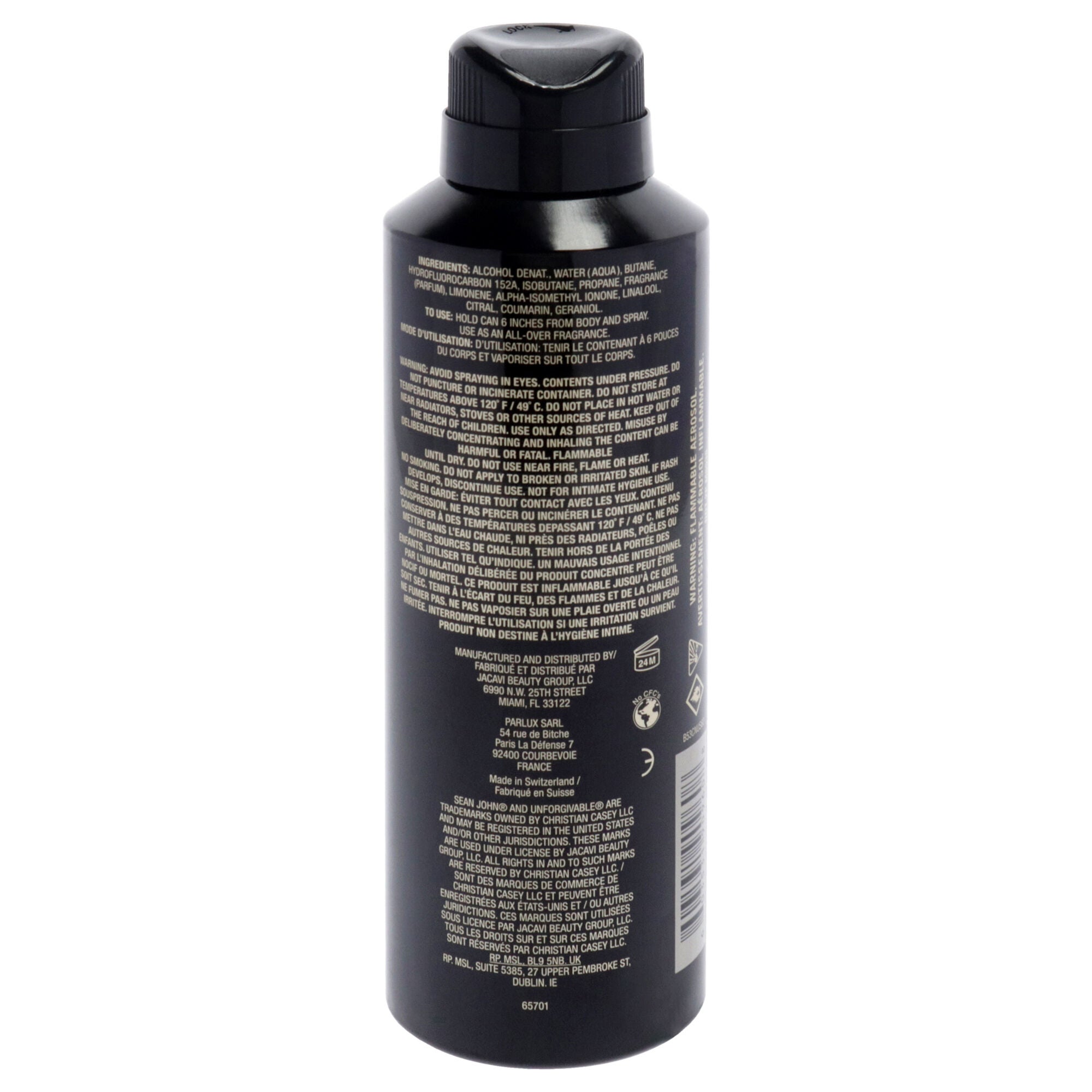 Unforgivable by Sean John for Men - 6 oz Body Spray, See Description, alternate image number 1