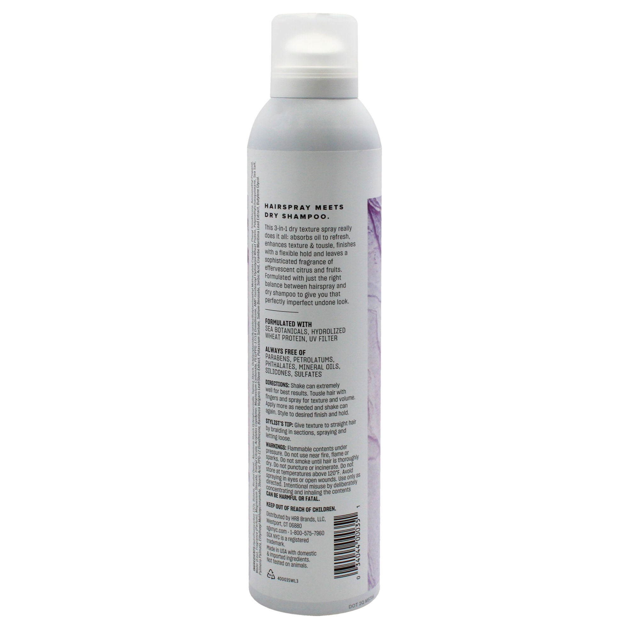 The Do It All 3-in-1 Dry Texture Spray by SGX NYC for Women - 6.5 oz Spray, See Description, alternate image number 2