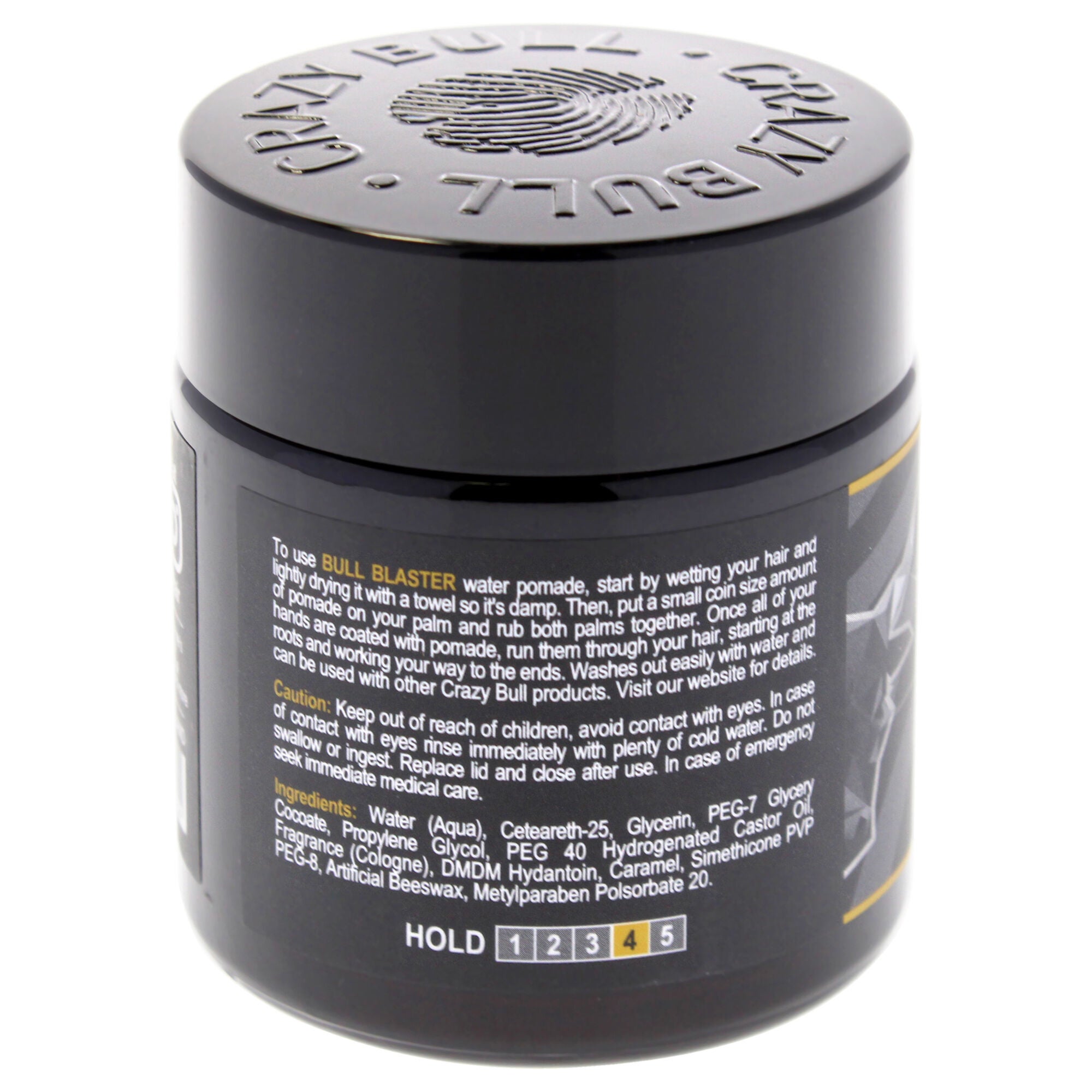 Bull Blaster Water Pomade by Crazy Bull Hair for Men - 3.38 oz Pomade, See Description, alternate image number 1