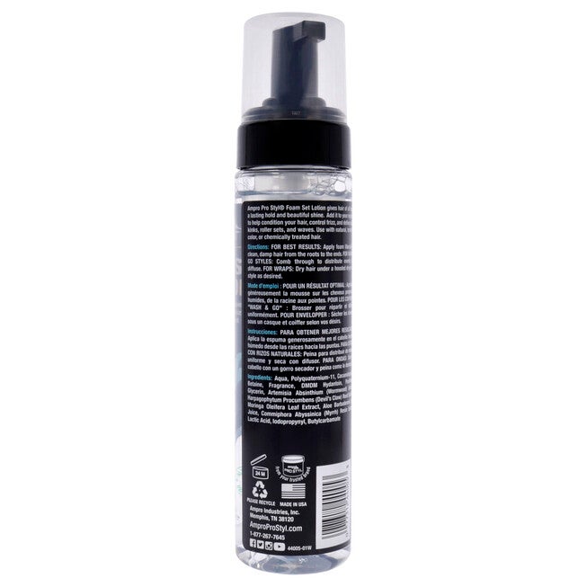 Pro Styl Foam Set Lotion Mousse by Ampro for Women - 8 oz Mousse, See Description, alternate image number 1
